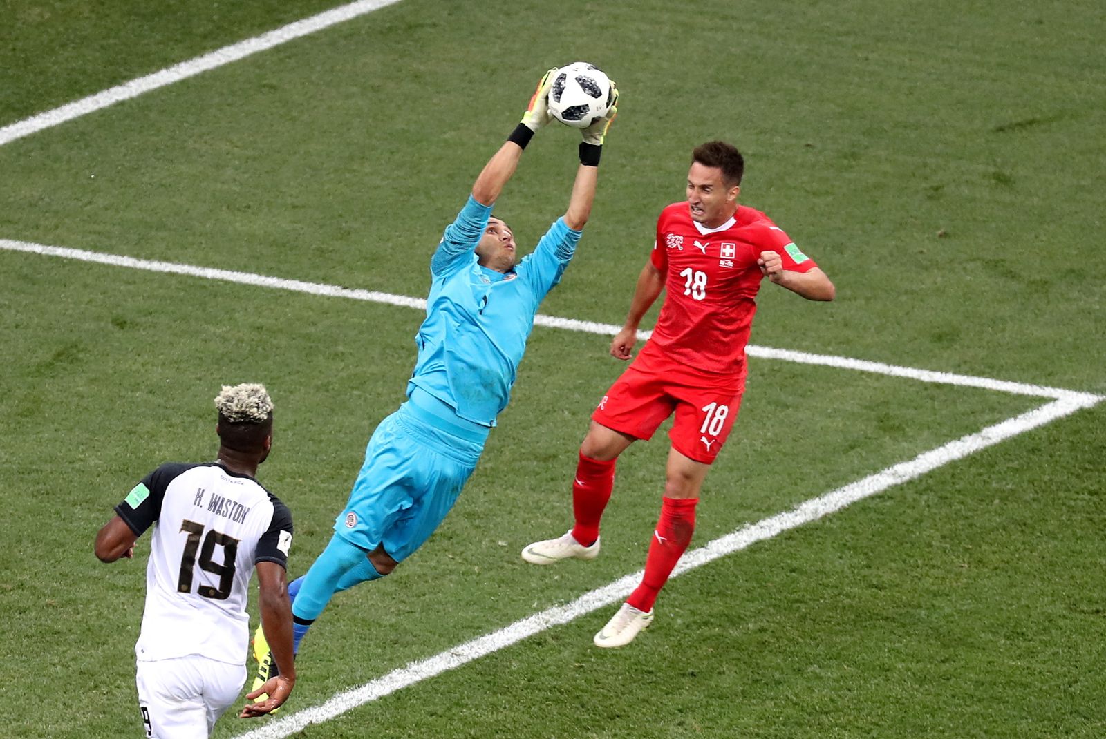 Las imágenes del Suiza-Costa Rica