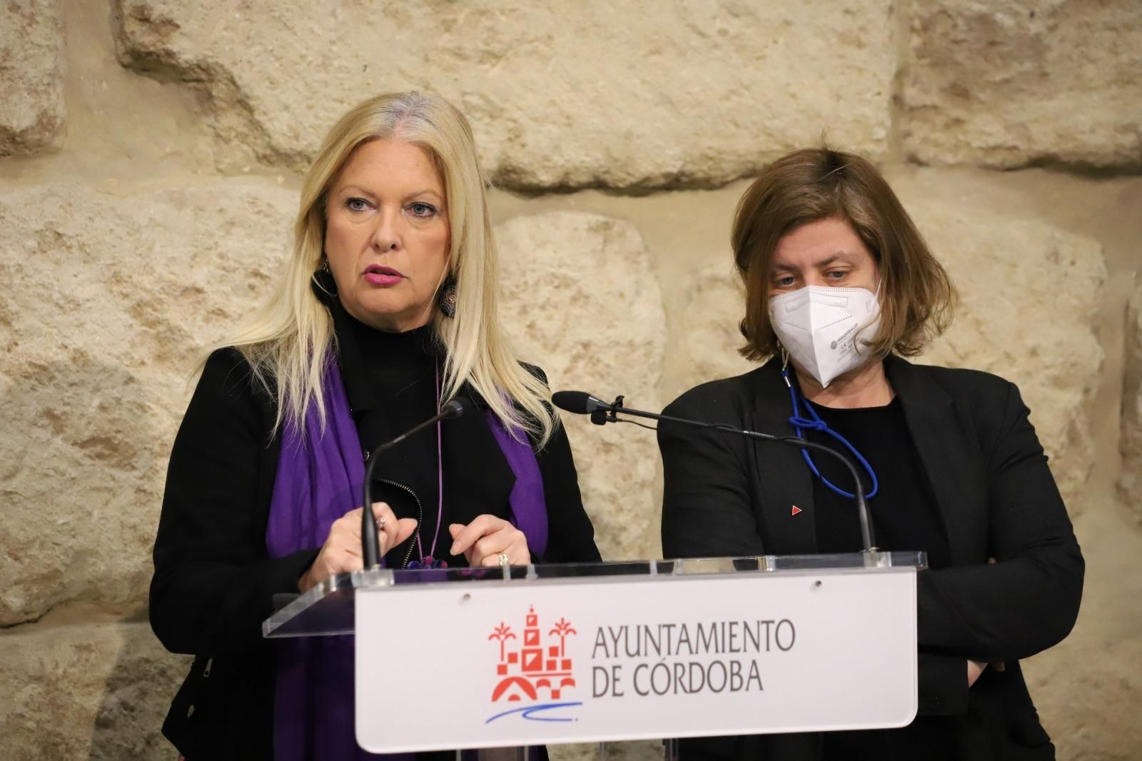 Cristina Pedrajas y Alba Doblas.