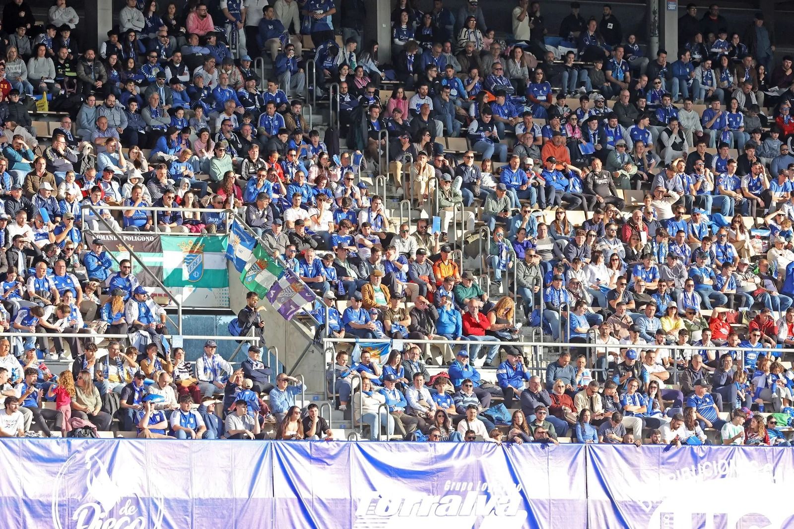 La entrada contra el Recre, la segunda mejor de la temporada.