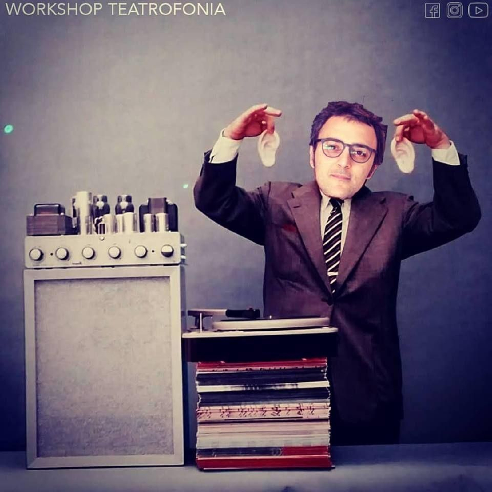 Cartel promocional del taller de Mirko Mescia.