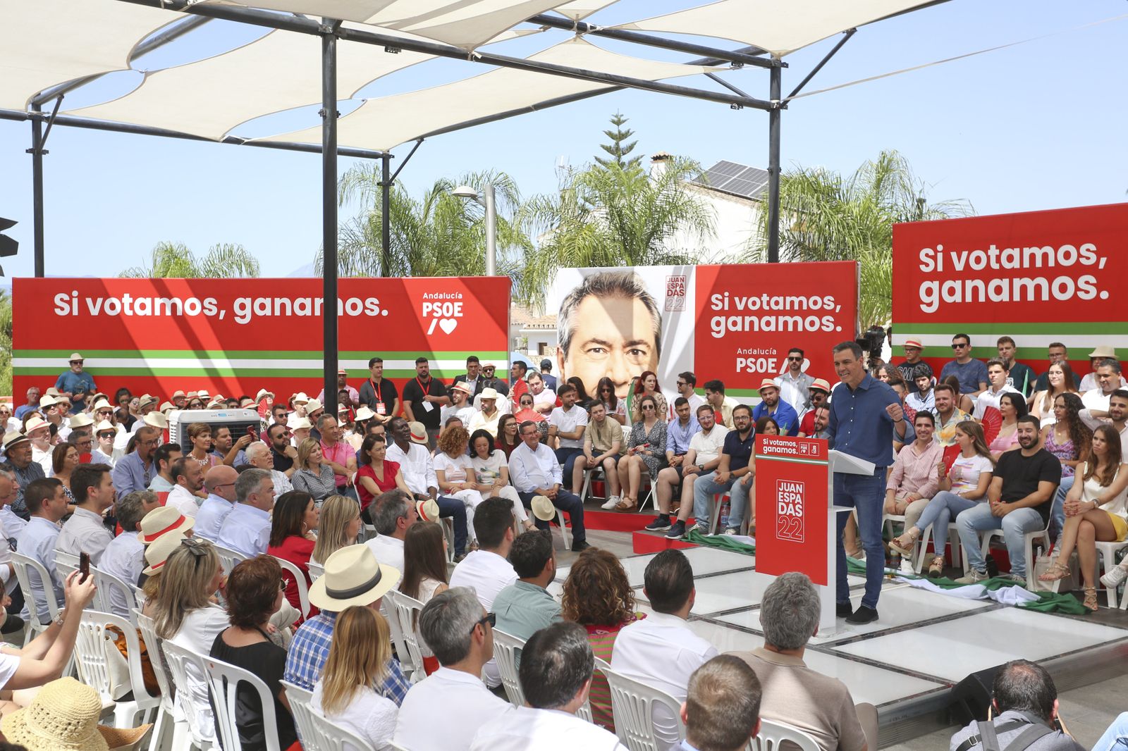 El acto del PSOE de este sábado en Cártama, en fotos
