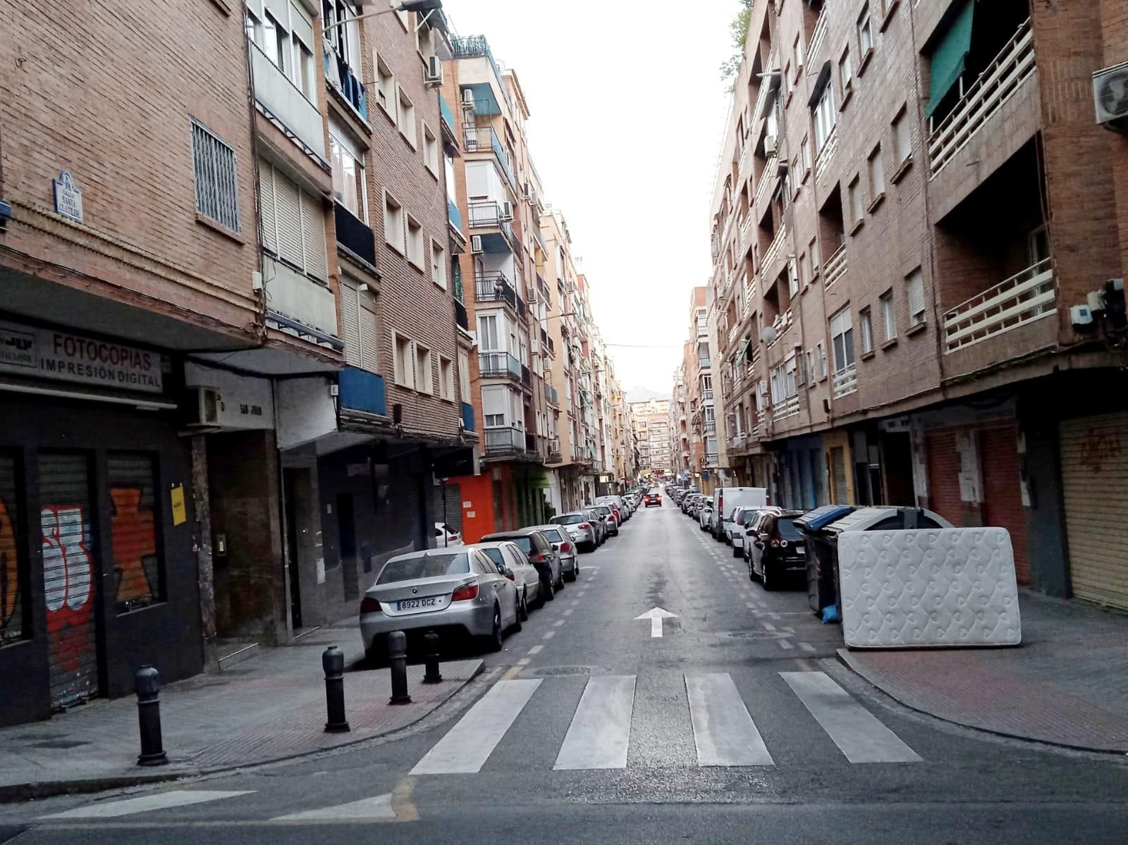 Calle Santa Clotilde, en la capital.