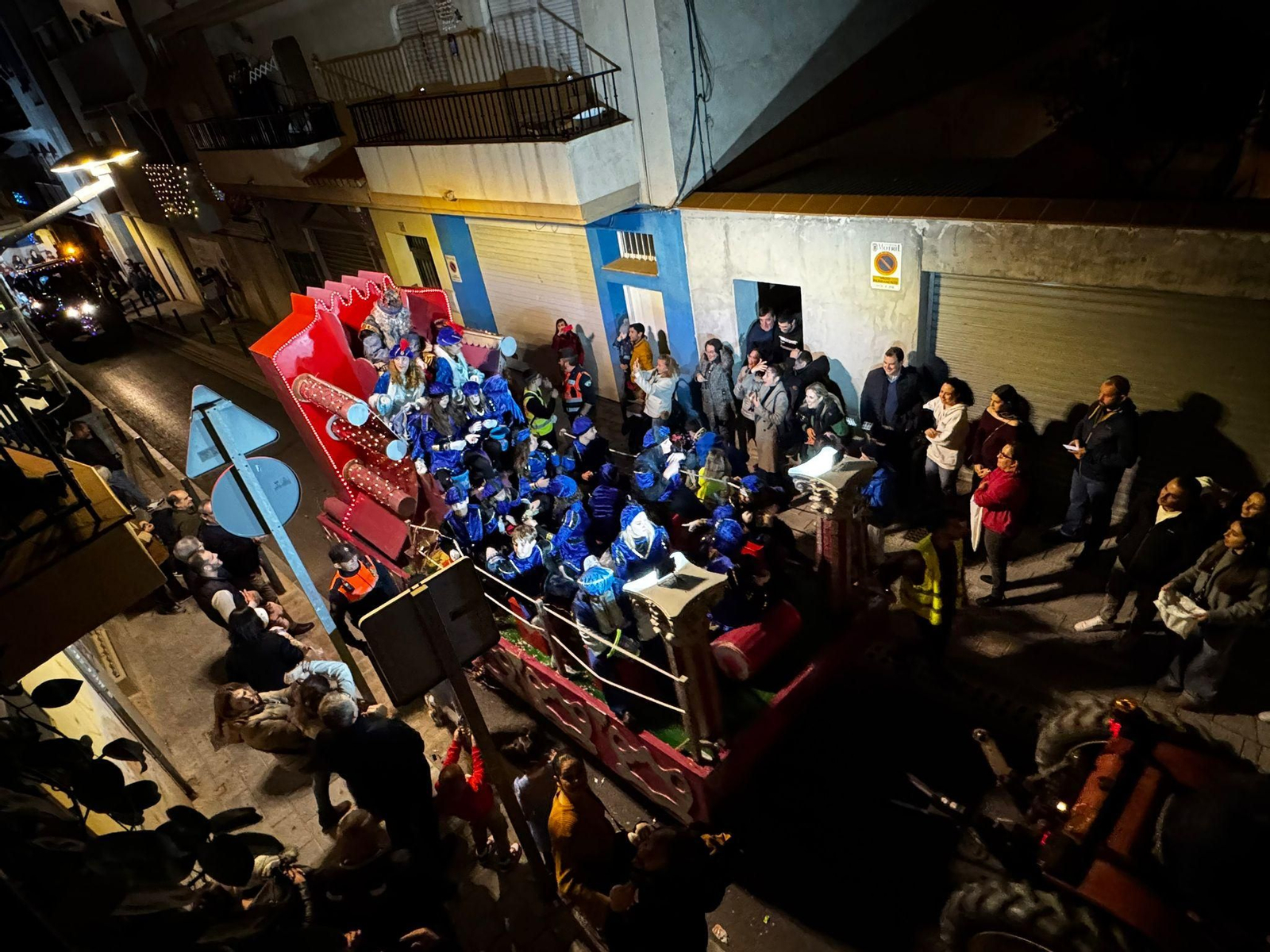 Los Reyes Magos a su paso por Motril