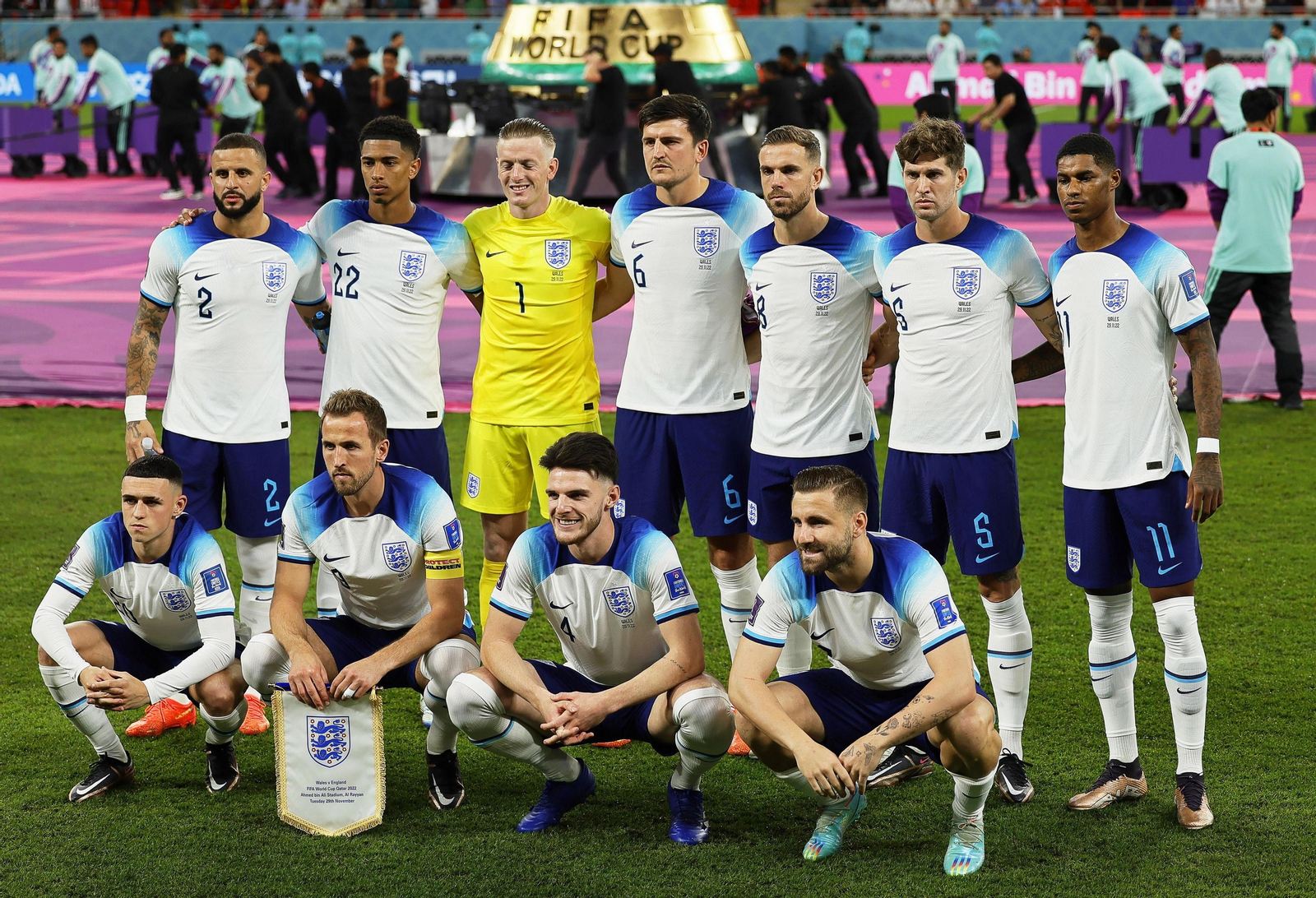 Las imágenes del Gales -Inglaterra del Mundial de Qatar