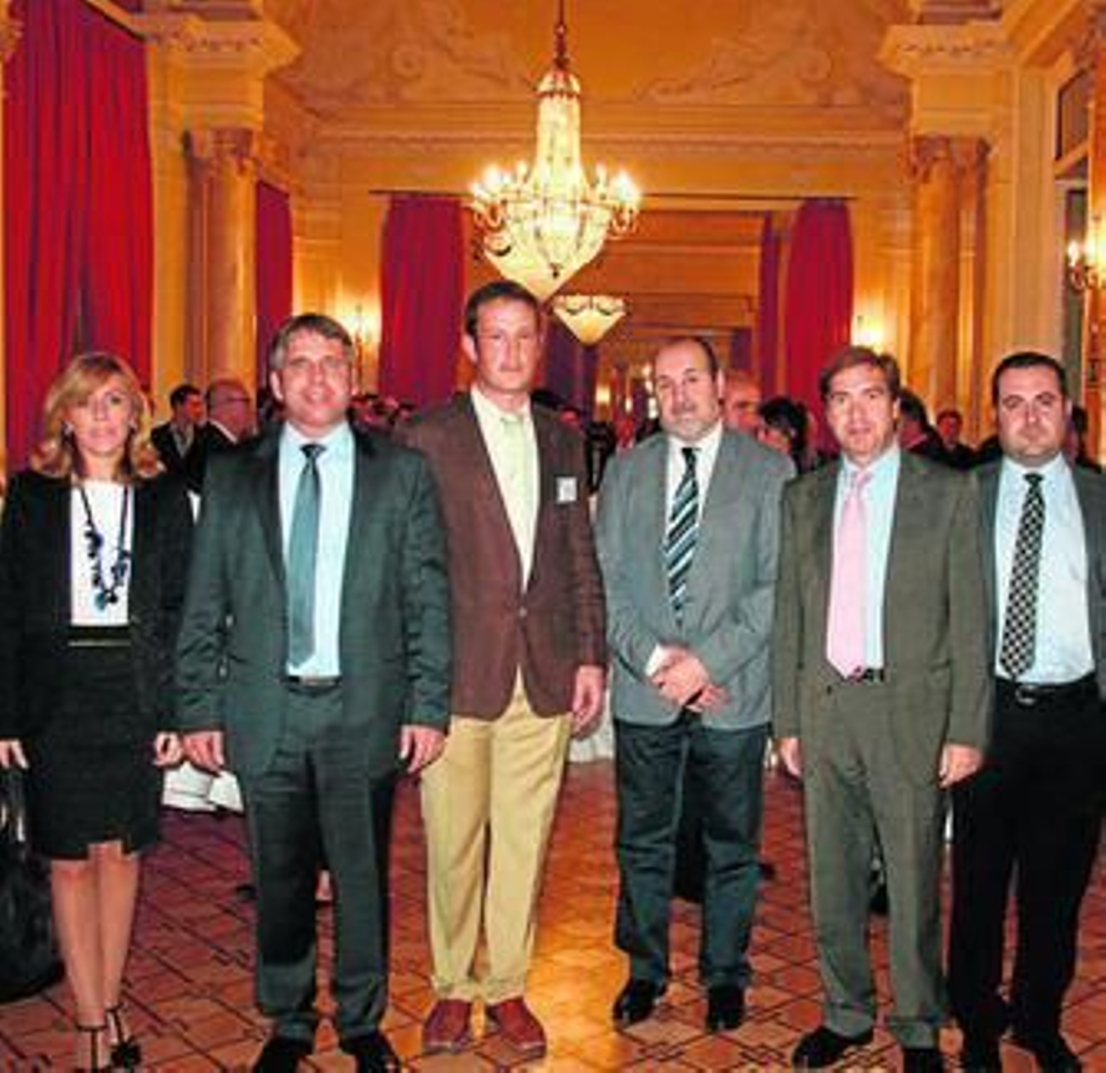 El presidente de CASI con miembros de la Junta y Vilmorin.