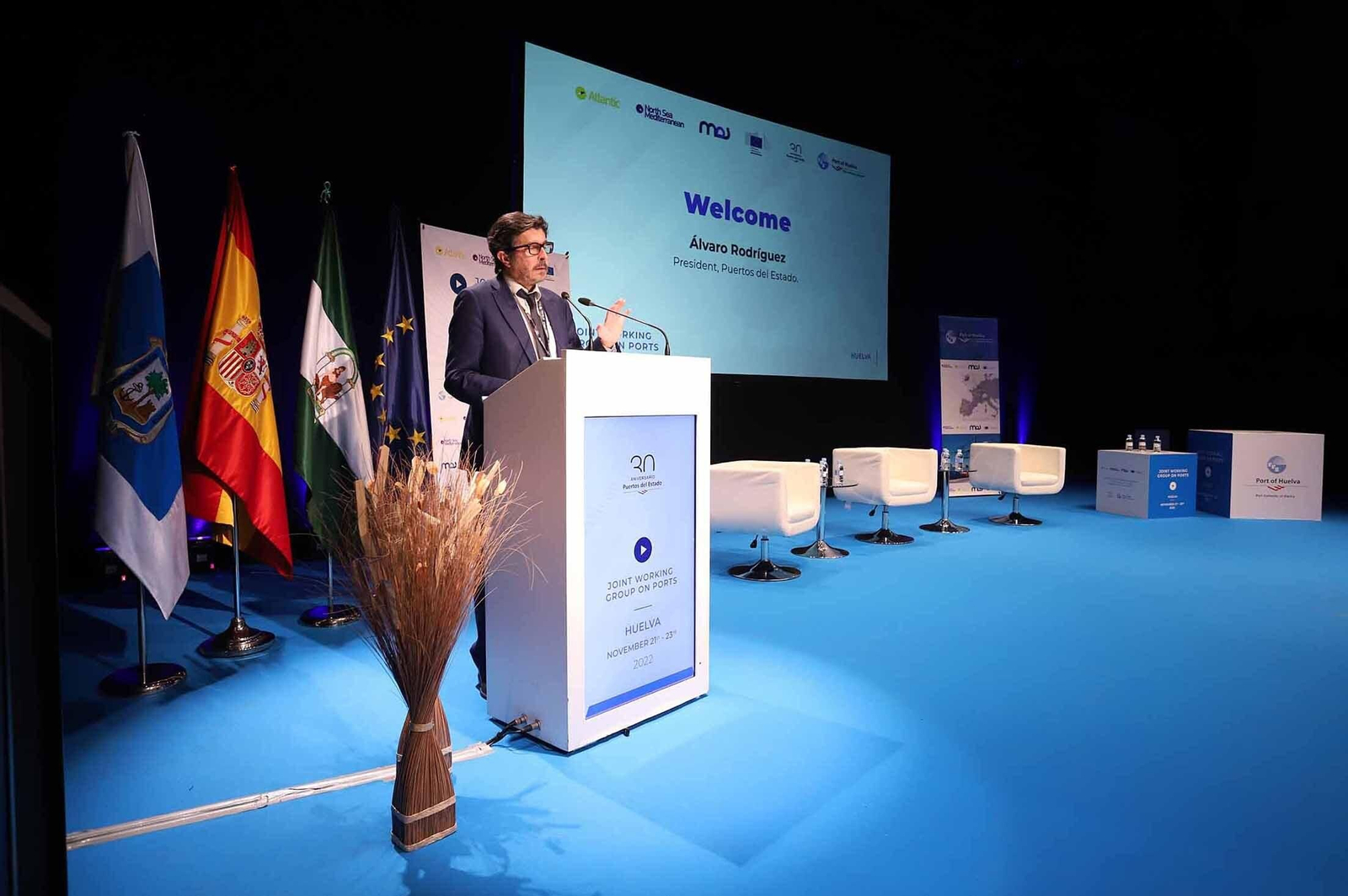 Imágenes de la jornada de los Corredores Europeos Atlántico, Mar del Norte-Mediterráneo y Autopistas del Mar