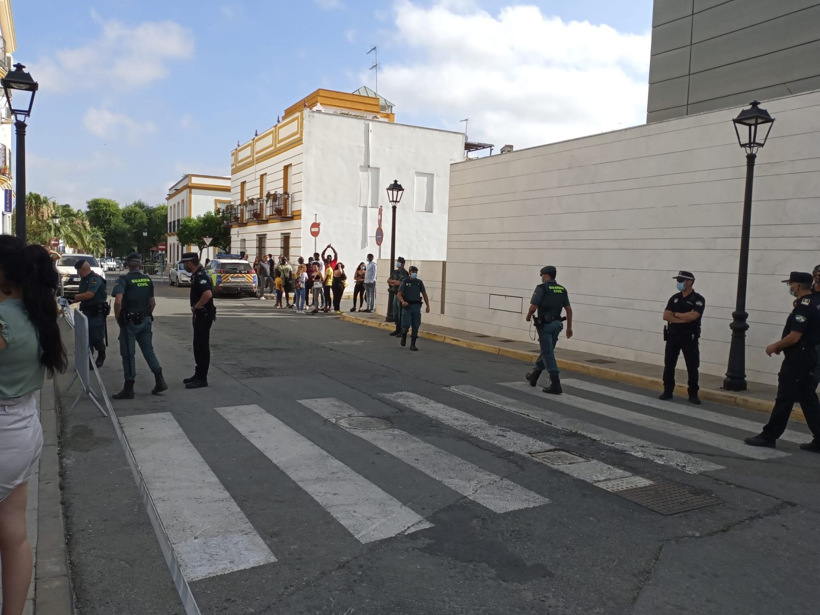 Imágenes de los detenidos en la operación Colón llegando al juzgado de La Palma