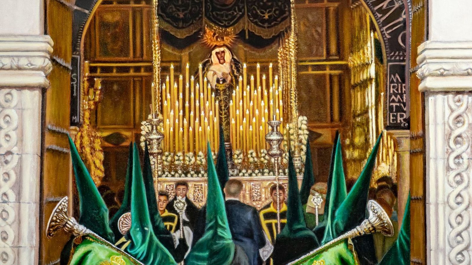 Imagen que ilustra el cartel de la Semana Santa de Ayamonte.