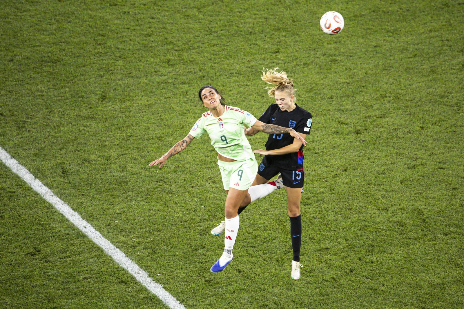 Las imágenes del Inglaterra-Italia