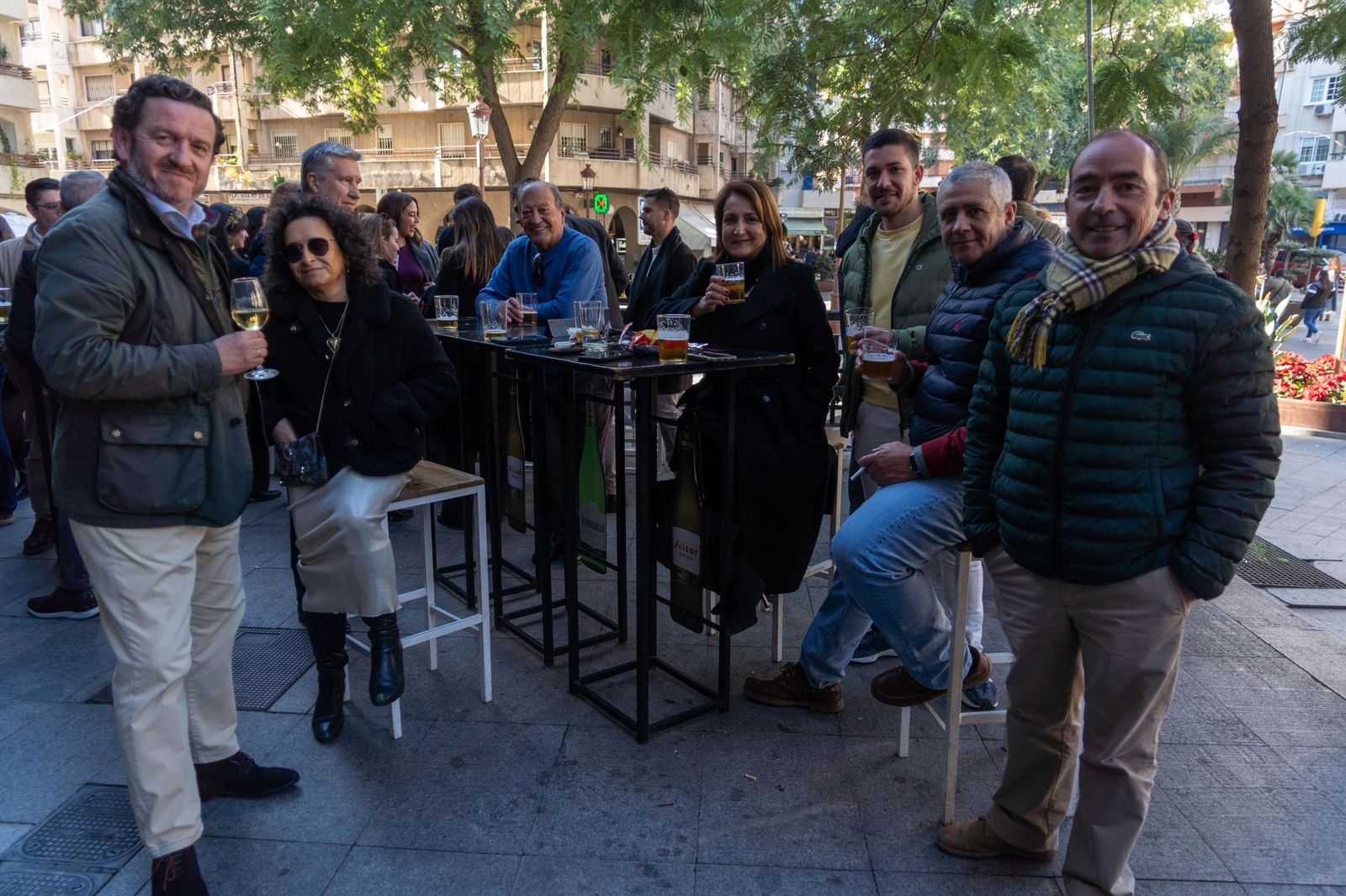 Imágenes de la fiesta del 31 de diciembre en las calles de Huelva