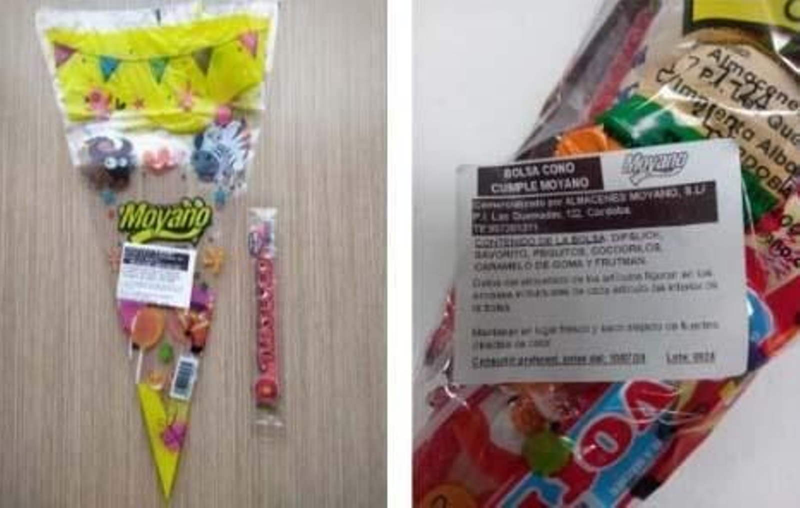 El producto con la alerta de Moyano