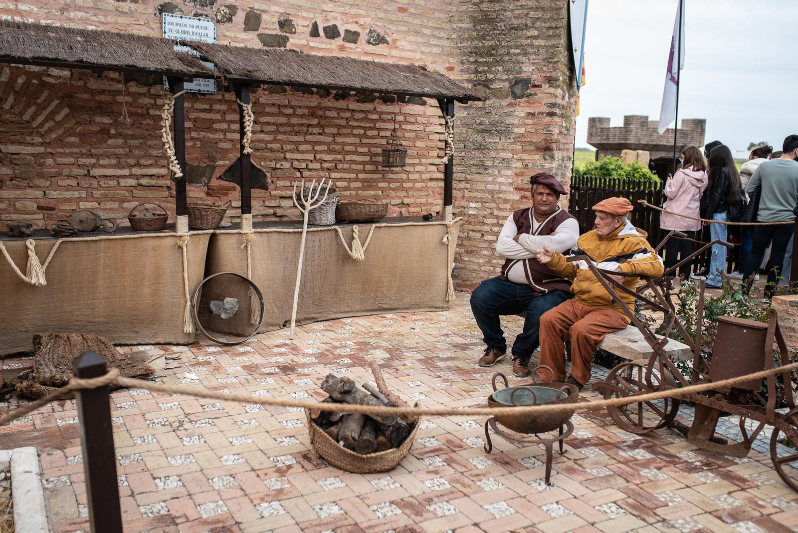 Imágenes del ambiente en la Feria del Descubrimiento de Palos de la Frontera