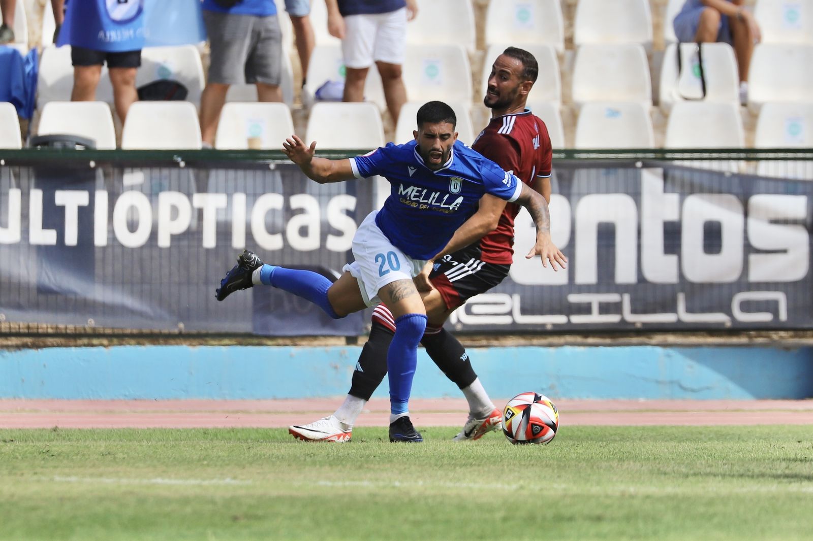 Imágenes del partido entre la UD Melilla y el Recreativo de Huelva