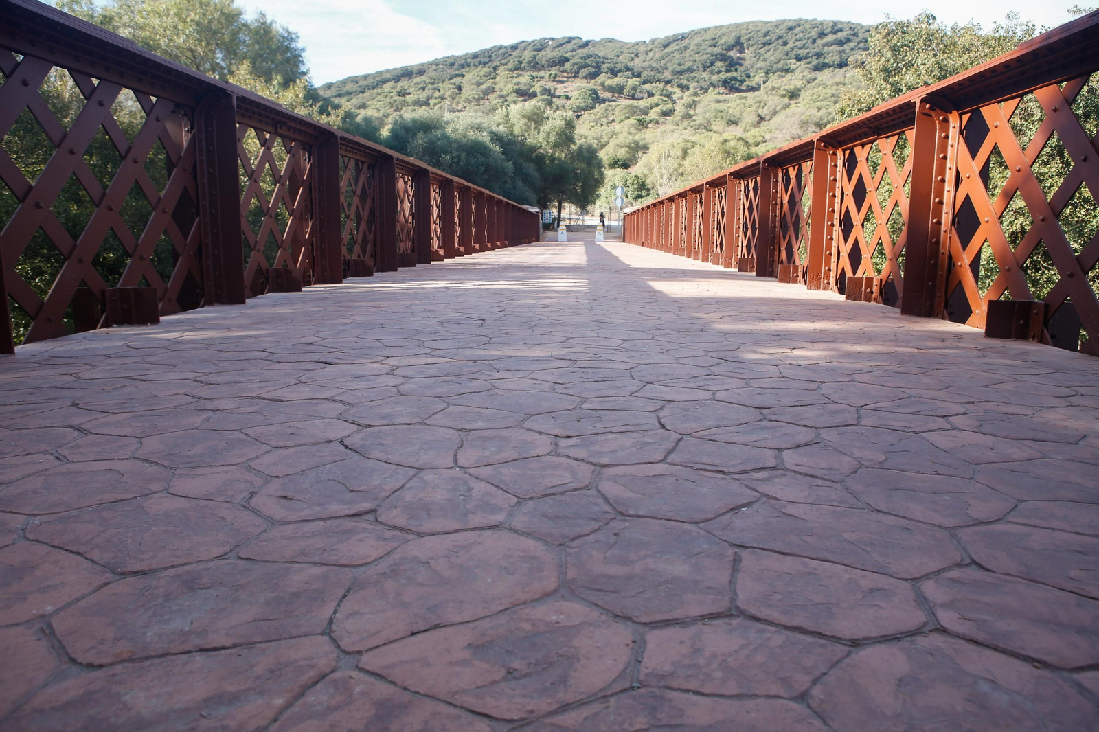 Fotos: El Puente de Hierro de Los Barrios recupera su esplendor tras una rehabilitación de 306.000 euros