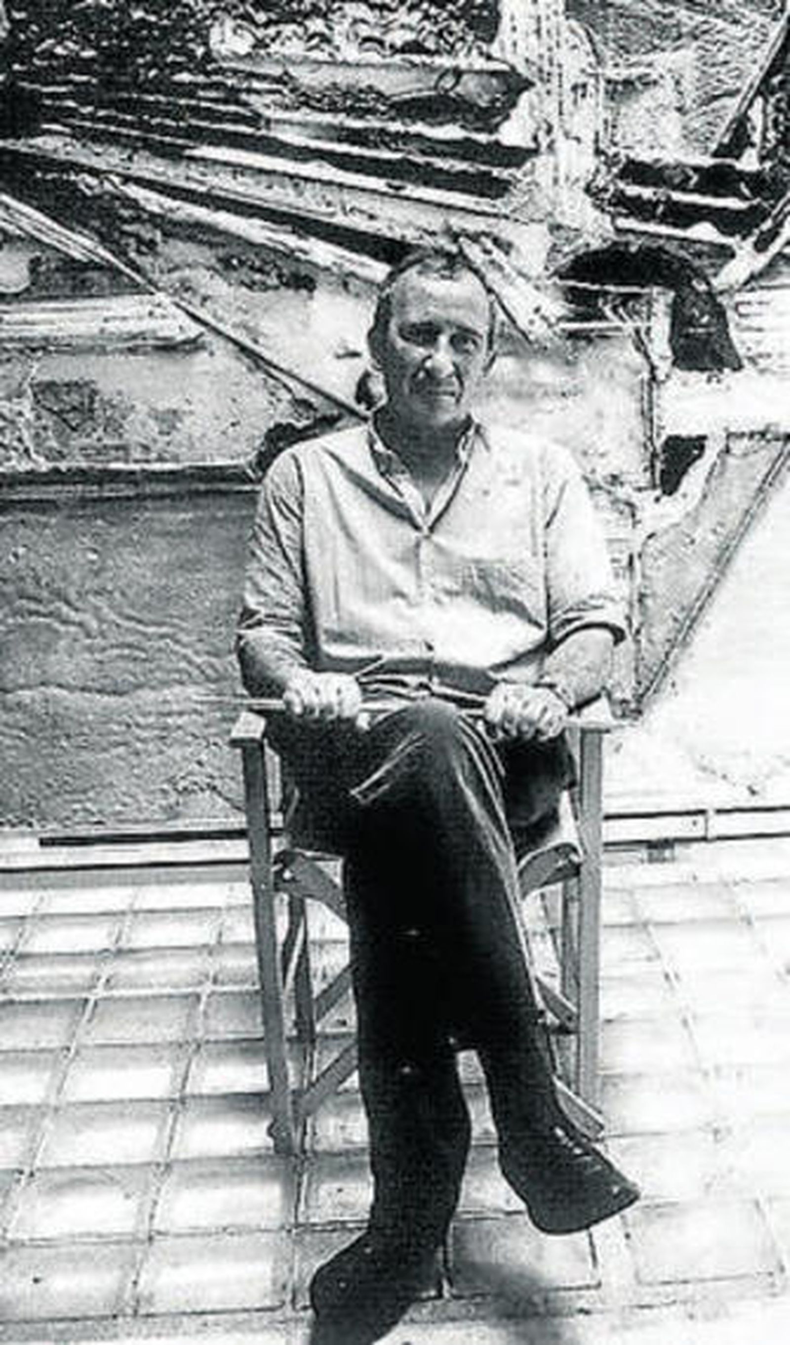 Lucio Muñoz, fallecido en 1998.