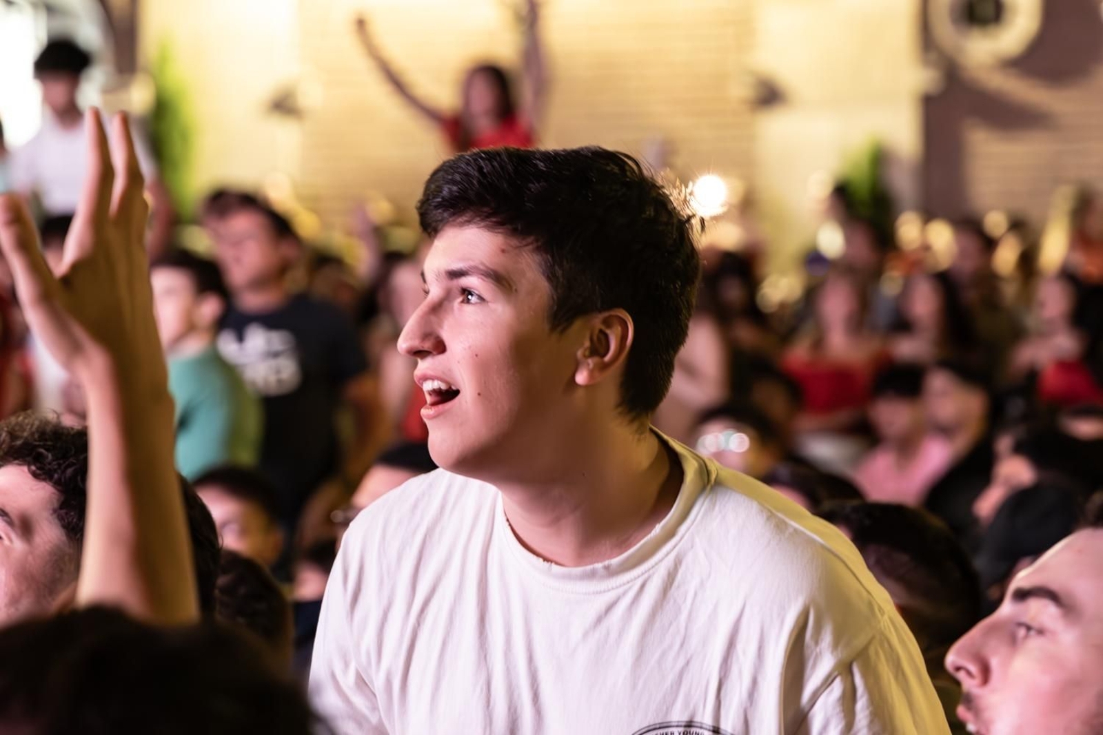 La euforia jiennense por la victoria de España, imágenes