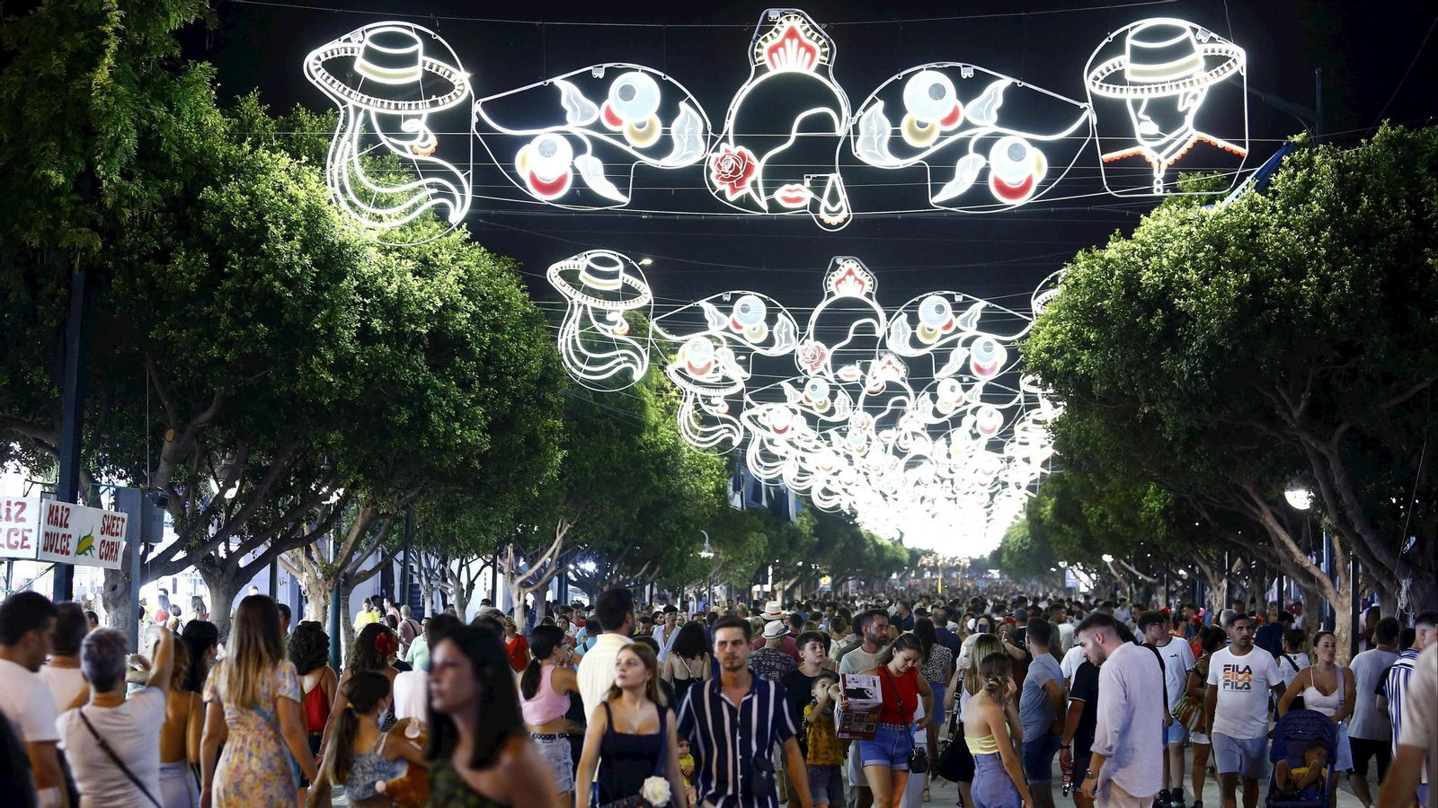 Alumbrado del Real de la Feria de Málaga. Alumbrado del Real de la Feria de Málaga.