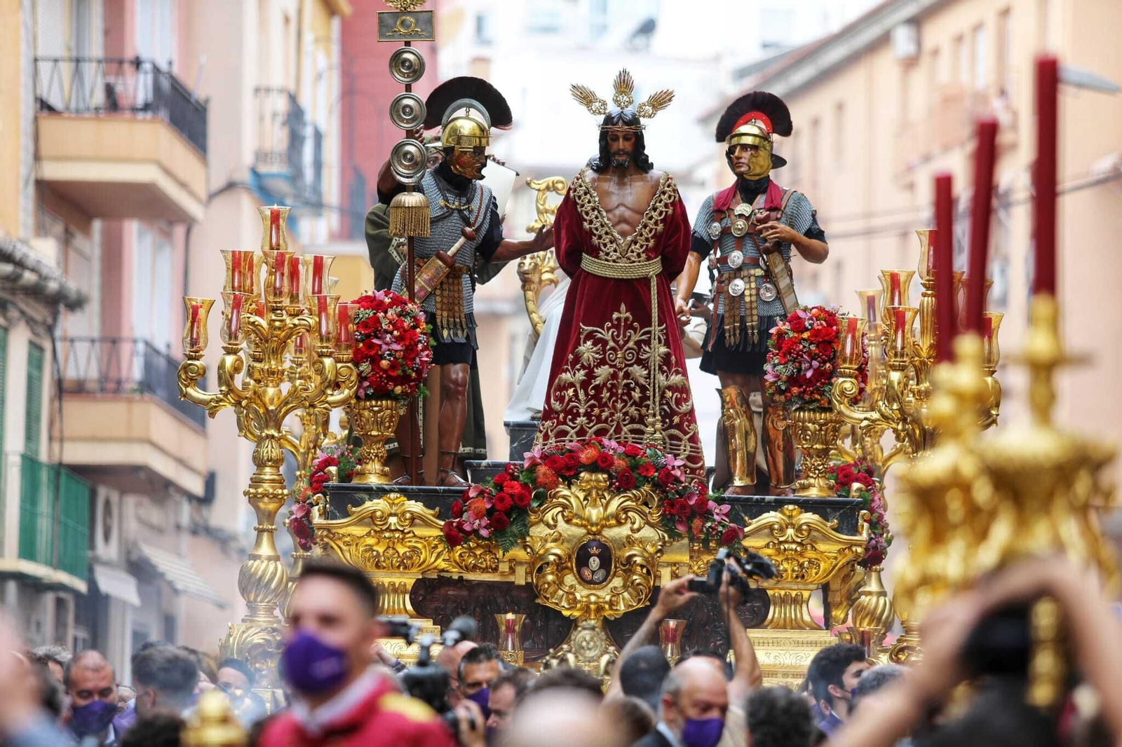Las fotos de Jesús de la Sentencia en la procesión Magna de Málaga