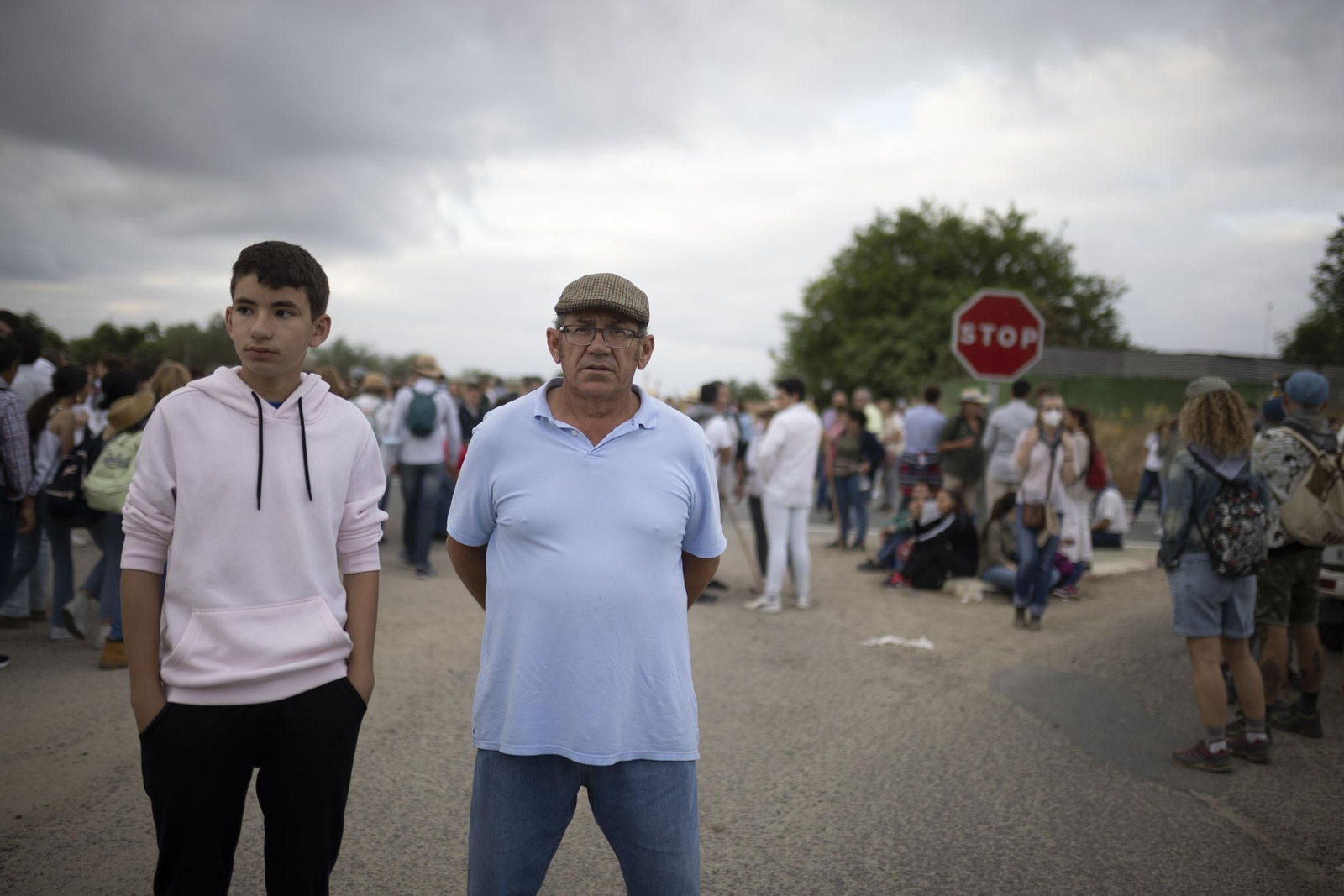 Imágenes del traslado de la Virgen del Rocío de Almonte hasta El Chaparral