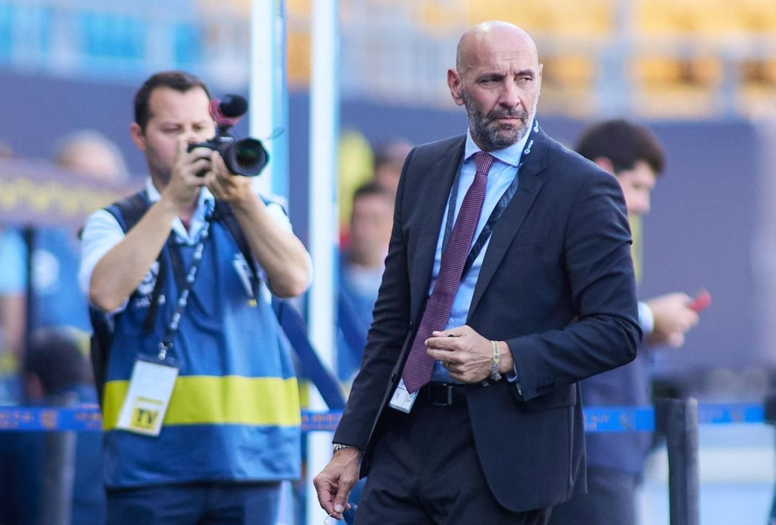 Monchi, en un encuentro reciente de esta temporada.