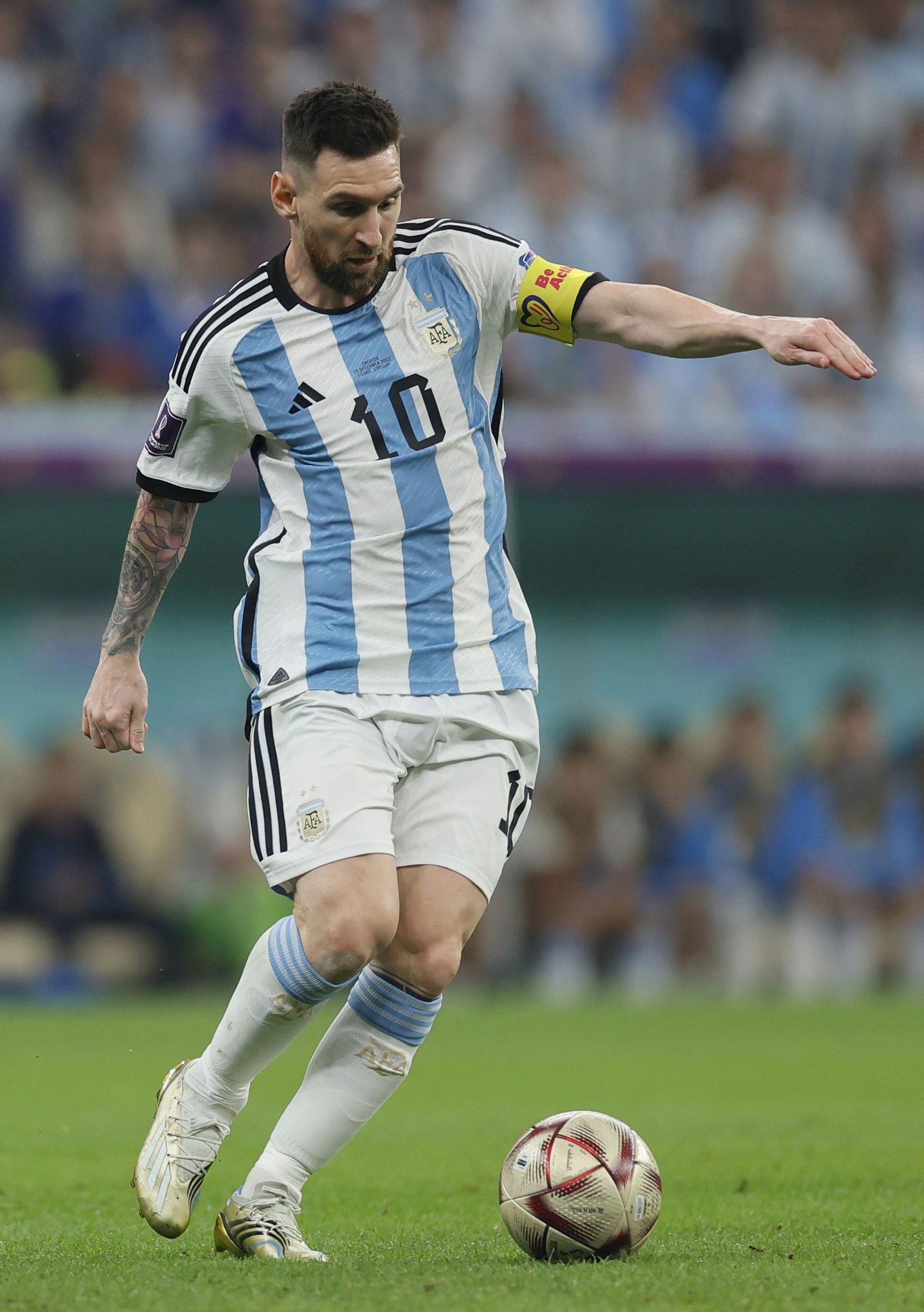 Las fotos de Messi contra Croacia