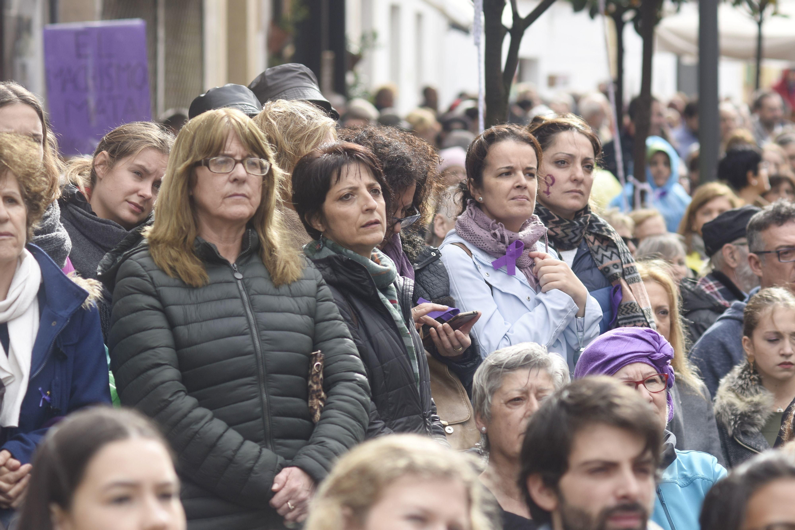Las imágenes de la manifestación contra la violencia de género