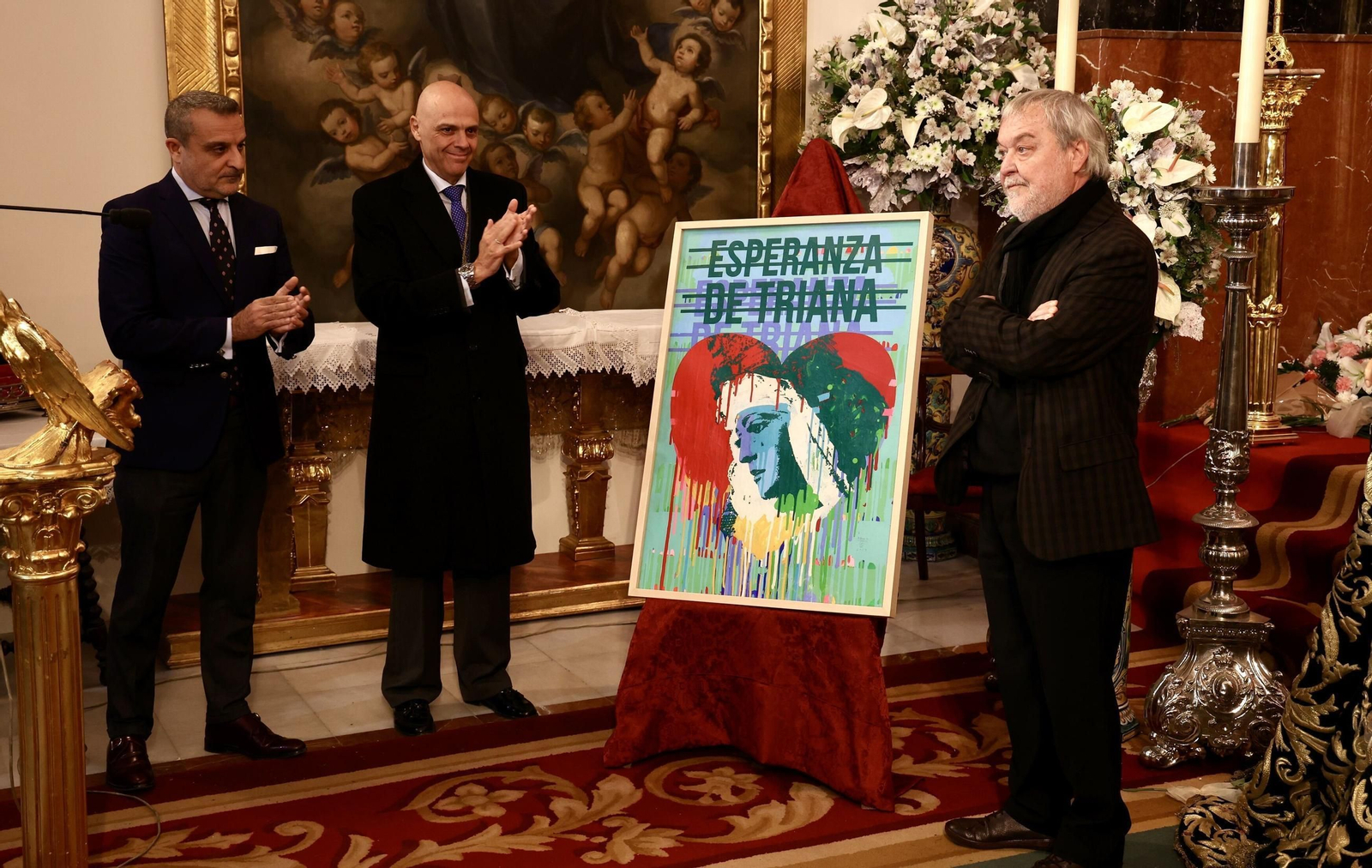 Presentación del cartel de Manolo Cuervo de la misión de la Esperanza.