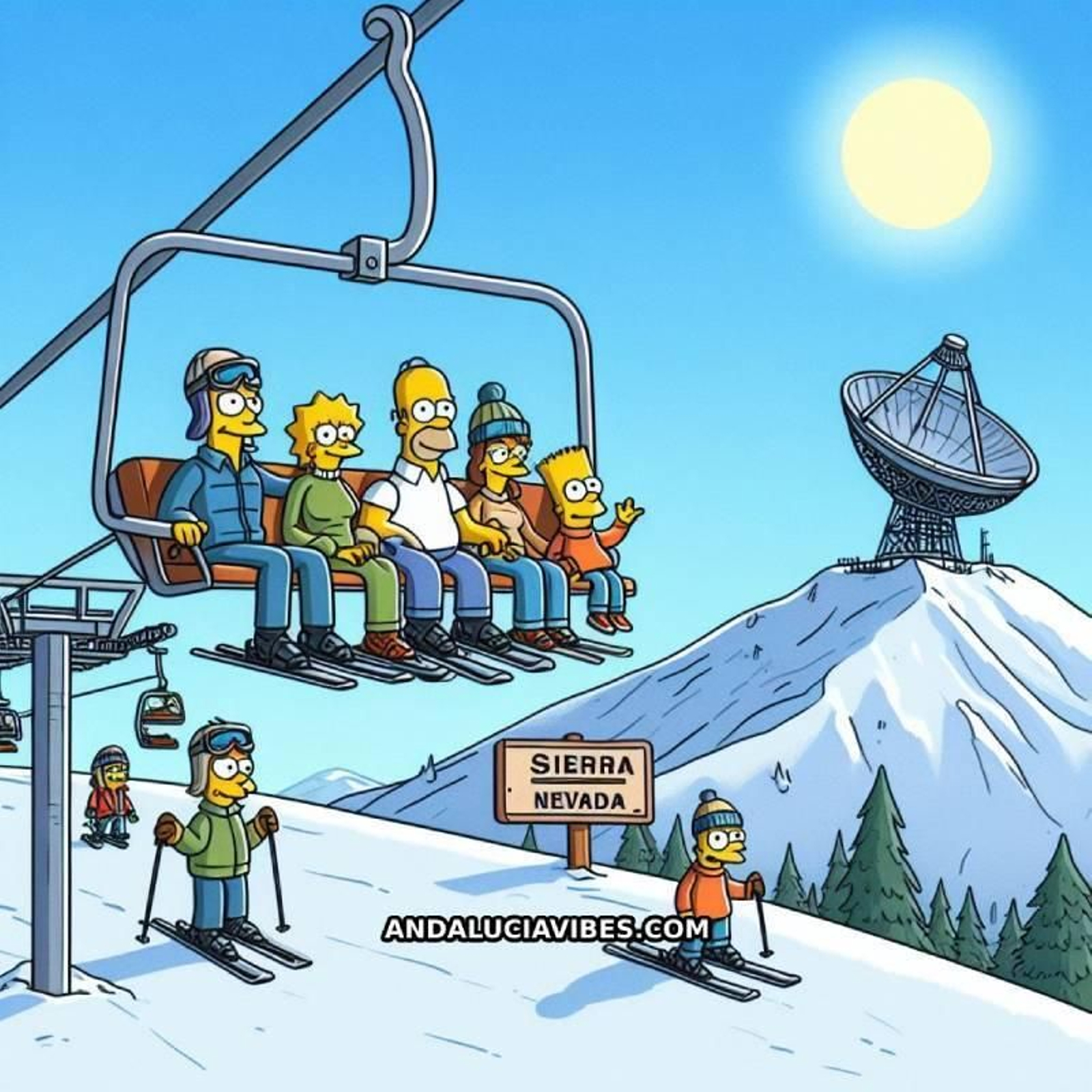 Los Simpson visitan Granada