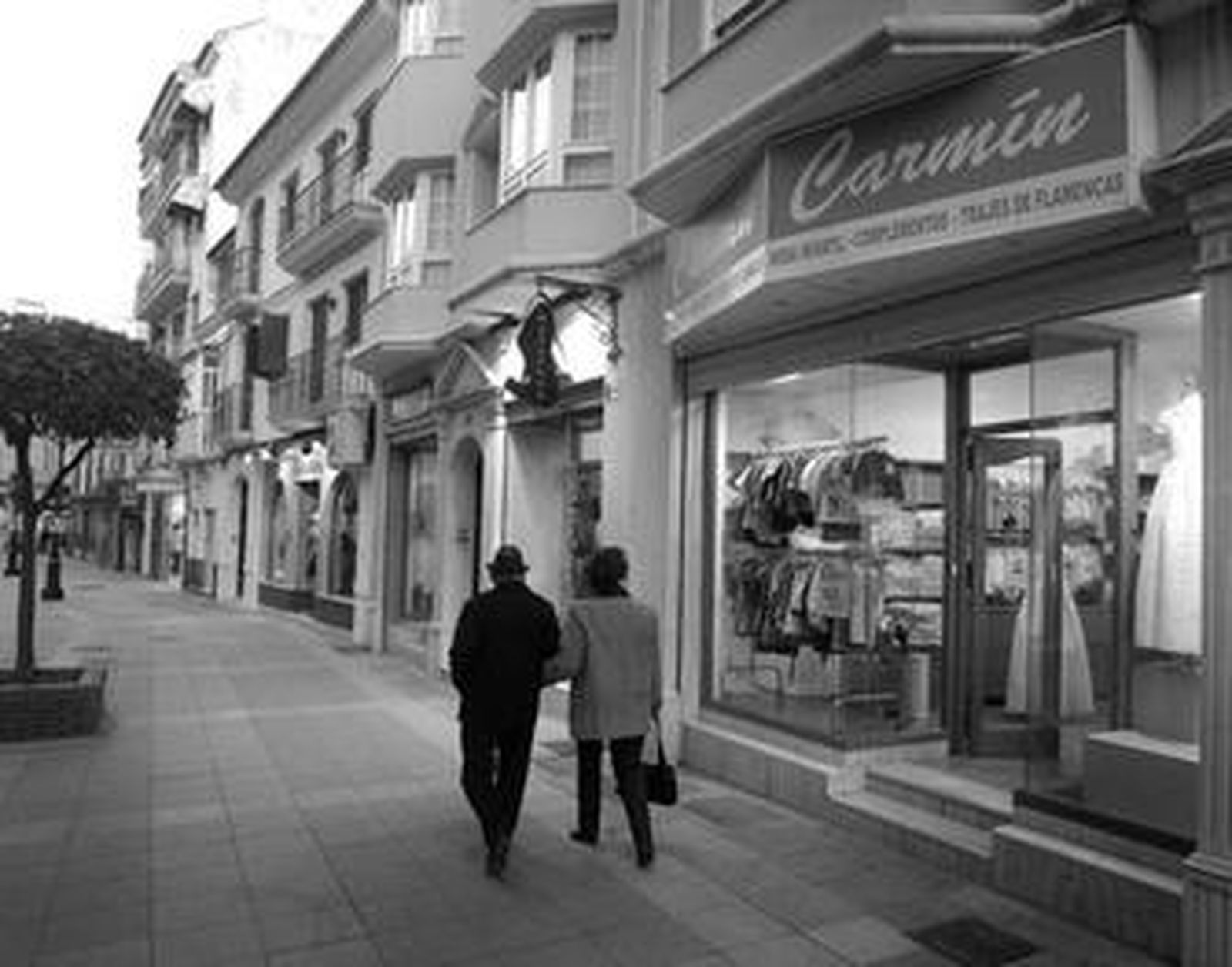 La calle Emilio Castelar, en la zona baja.