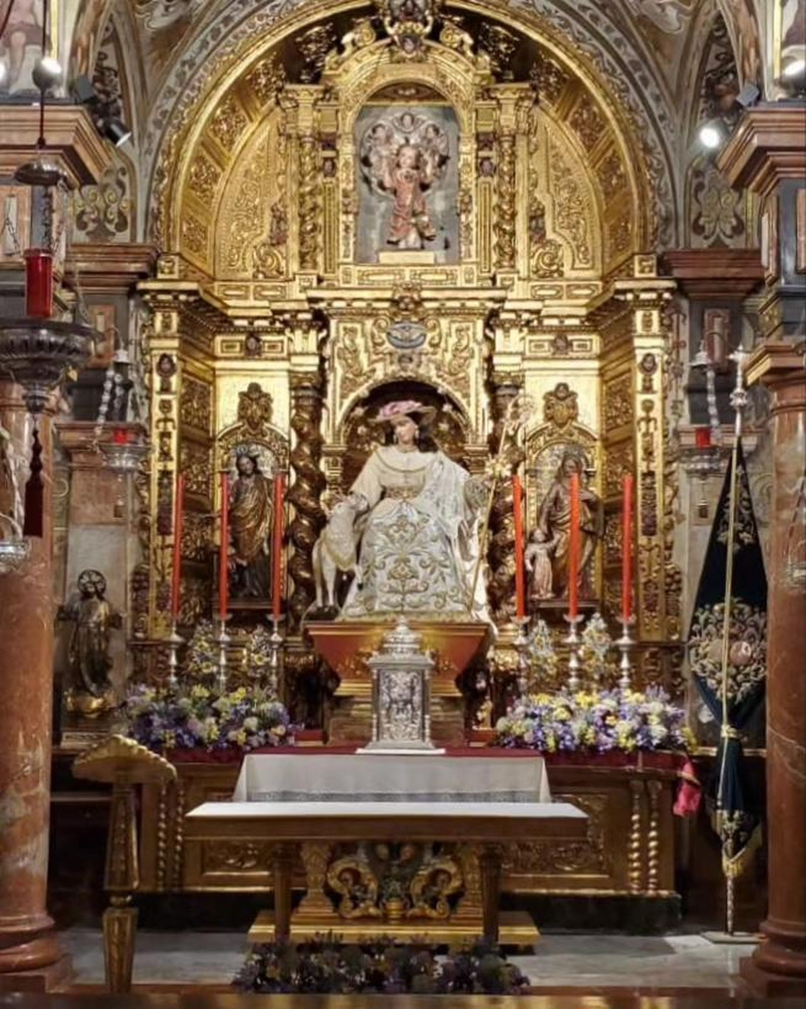 La Pastora en la capilla sacramental de San Lorenzo