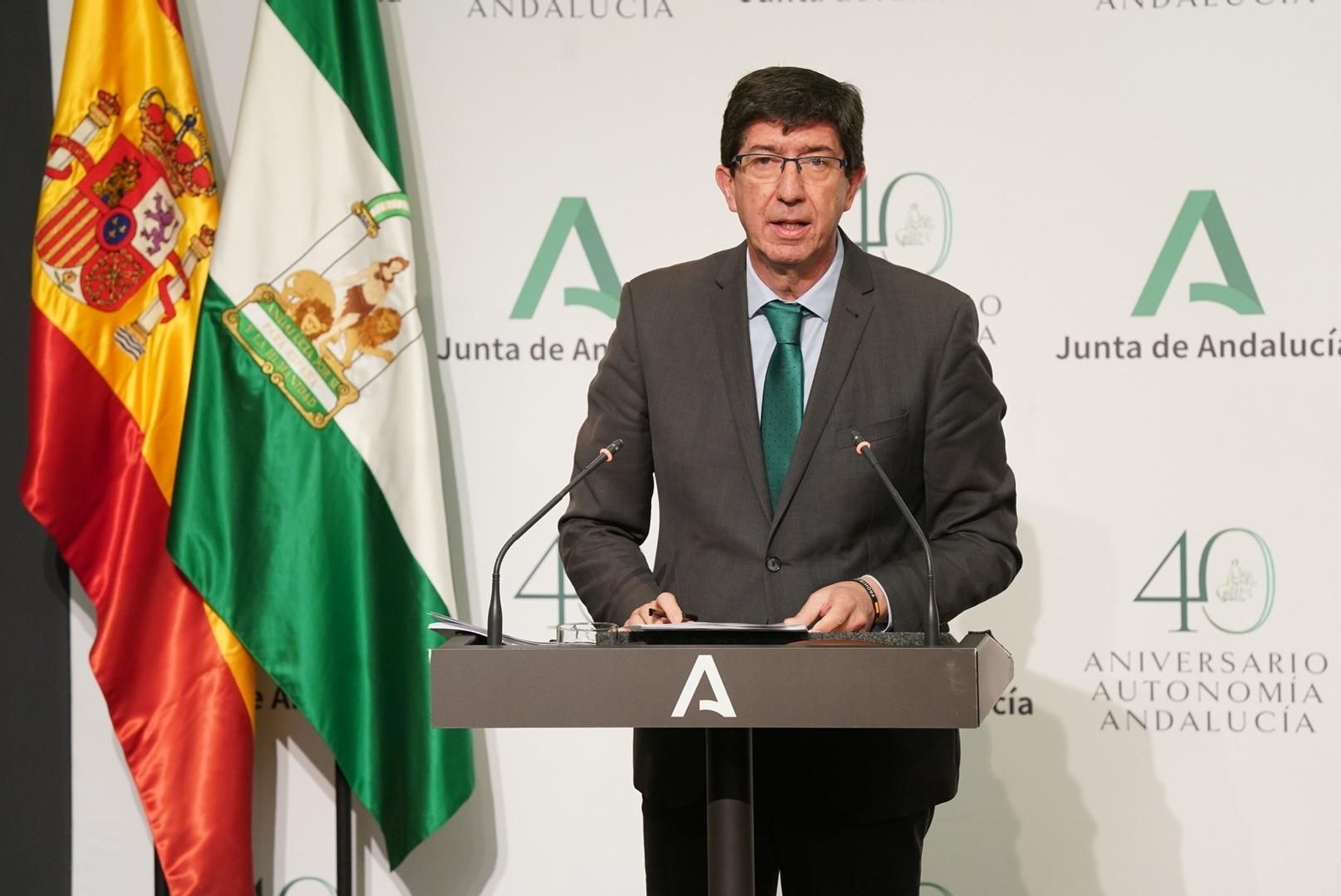 Juan Marín, vicepresidente de la Junta de Andalucía