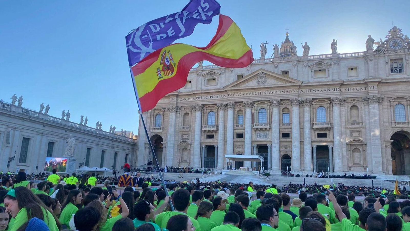 La Diócesis de Jaén, presente en la Plaza de San Pedro del Vaticano.