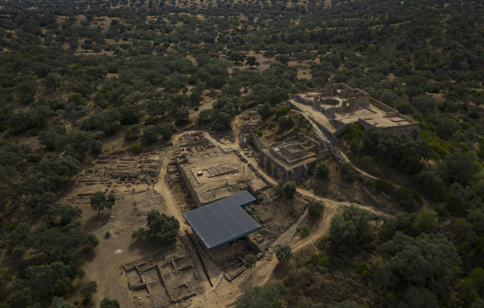 Las espectaculares fotos del yacimiento romano de Munigua