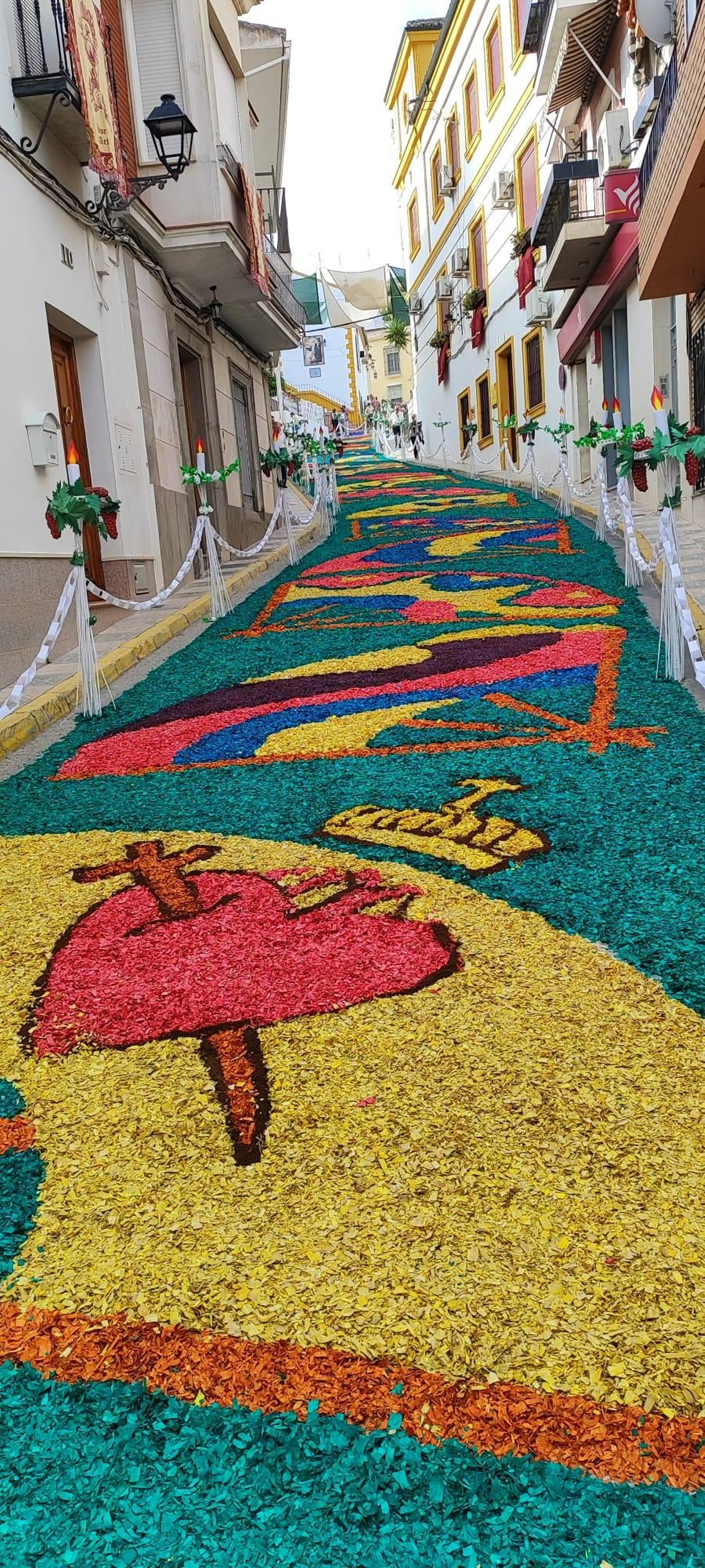 Alfombras del Corpus en Valenzuela Alfombras del Corpus en Valenzuela
