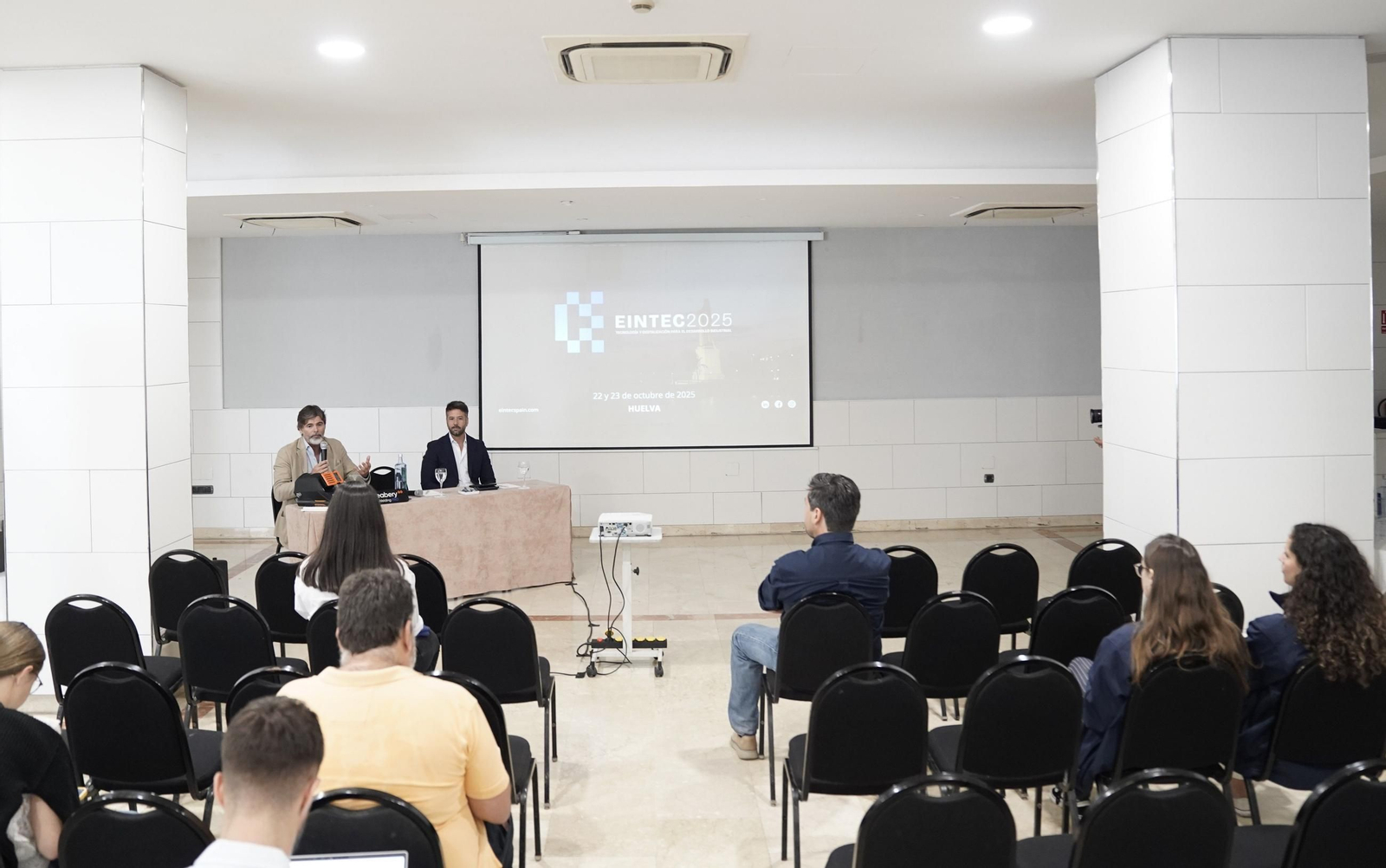 Presentación de Eintec 2025, este miércoles en Huelva.