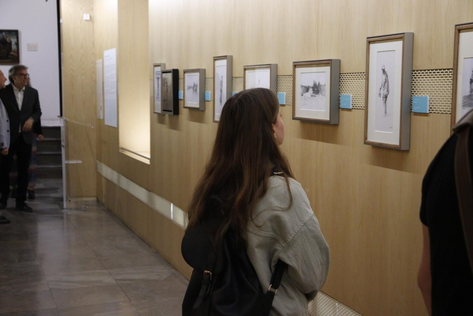 La exposición 'Dibujos preparatorios. Paisajes y Figuras' del Museo de Bellas Artes, en imágenes