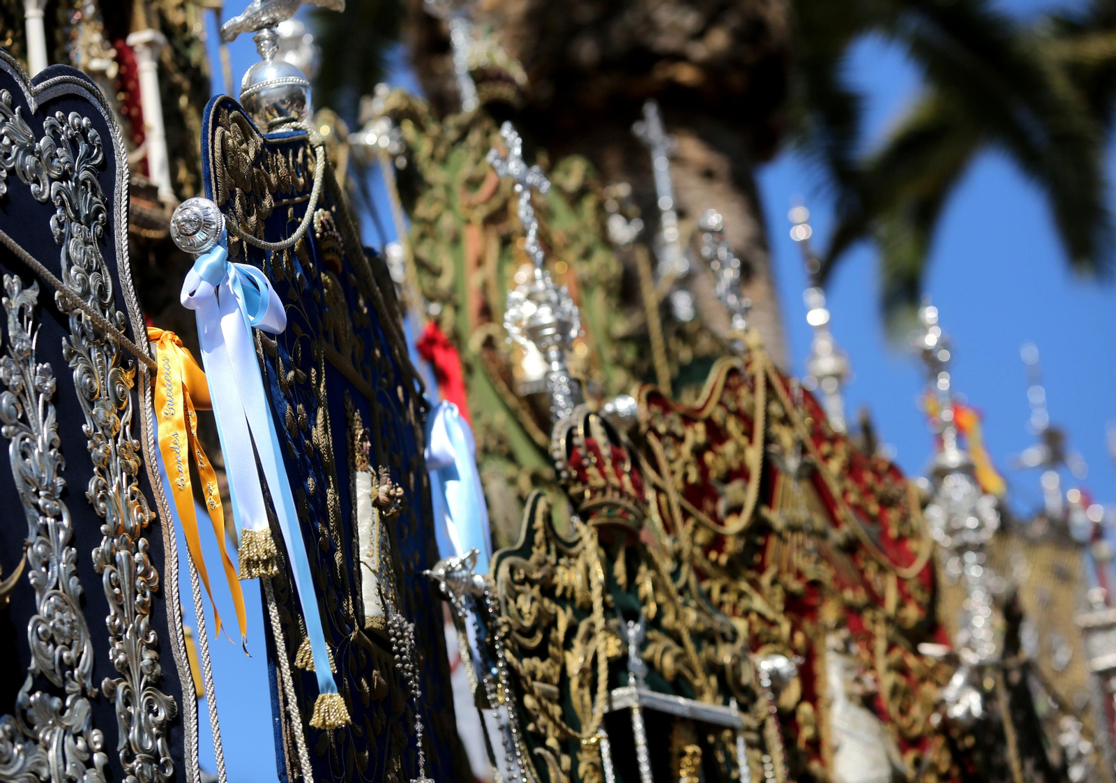 Imágenes de la misa de Pentecostés de la Romería del Rocío 2019