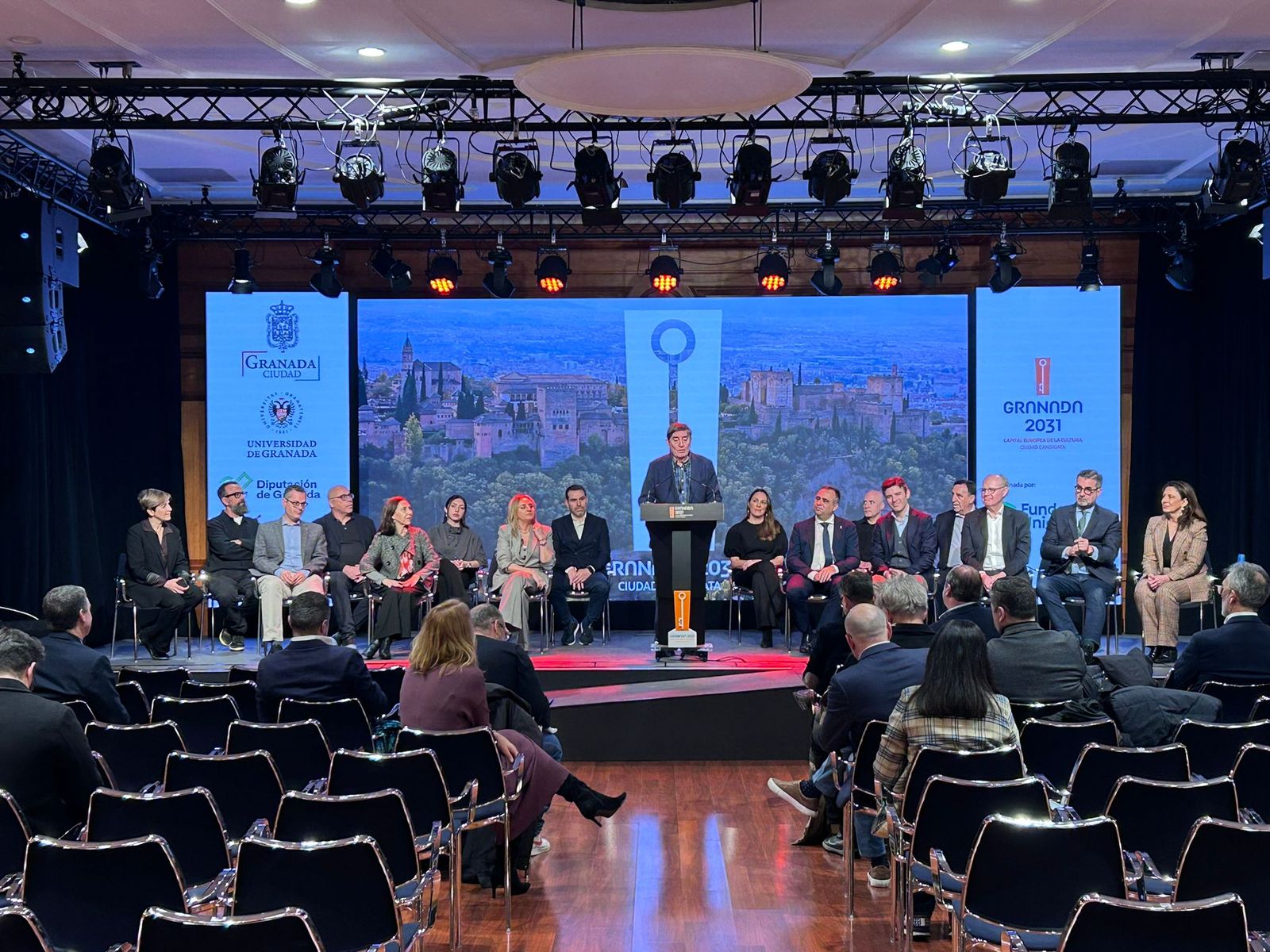 La presentación de Granada de la Capitalidad Cultural 2031, en imágenes