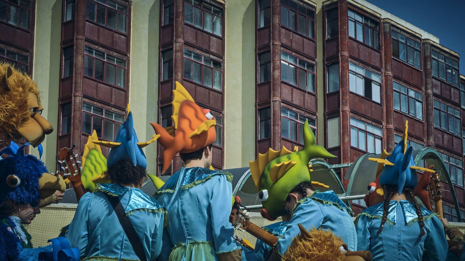 Carrusel de coros en el Paseo Marítimo