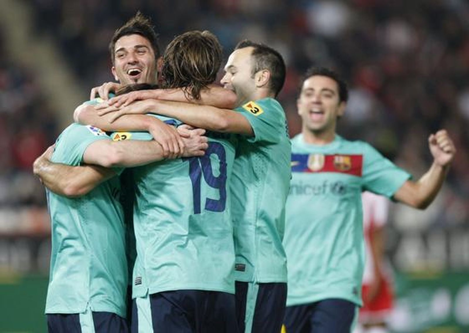 El Almería sufre una goleada histórica.

Foto: EFE