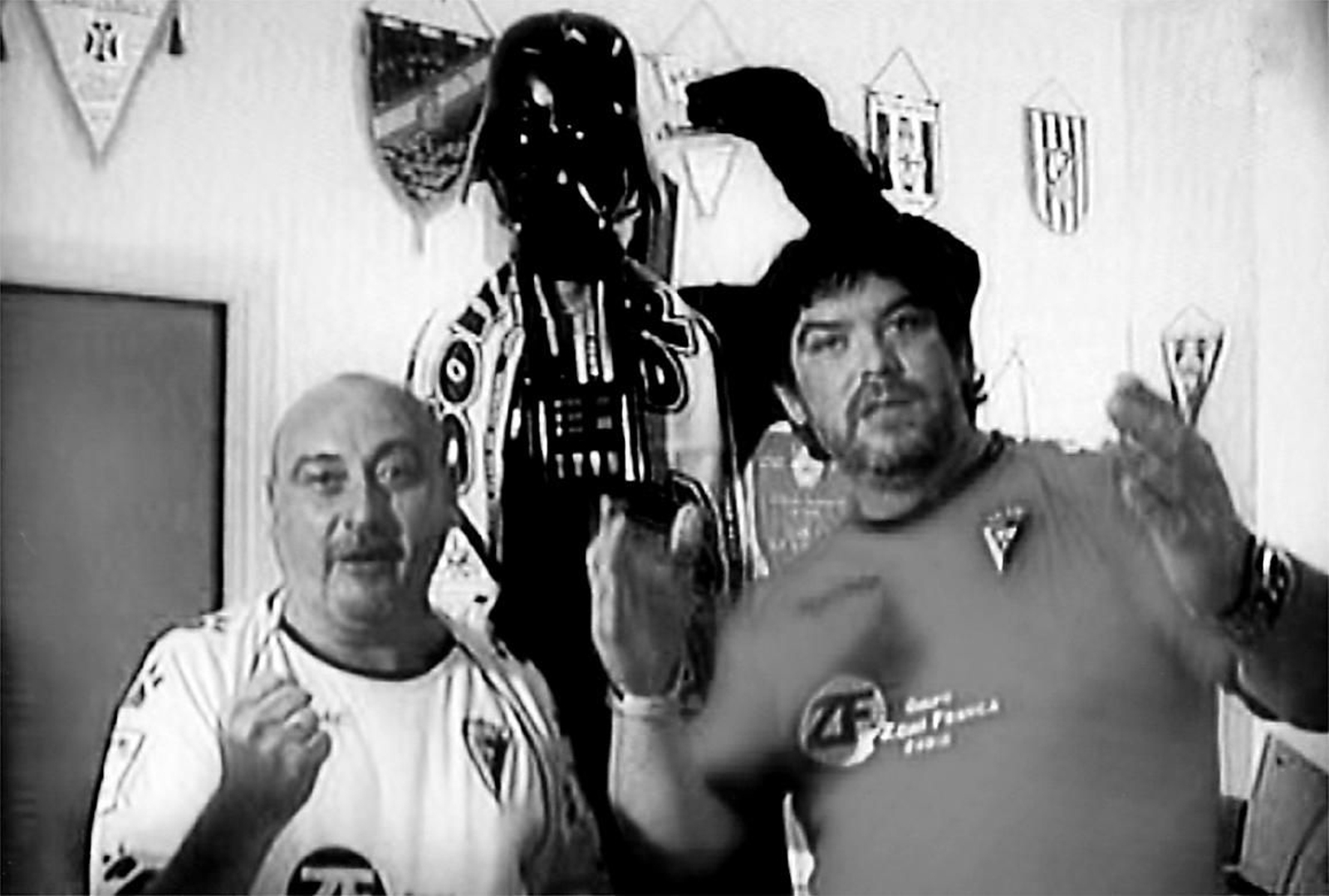 Con El Yuyu, con el que protagonizó varios spots para el Cádiz CF.