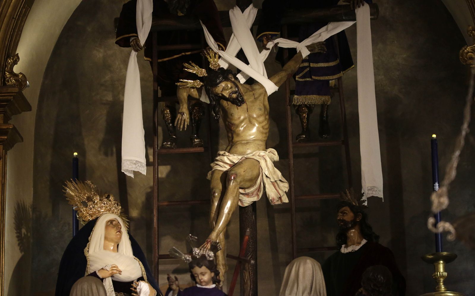 Las imágenes del Cristo de la Quinta Angustia tras su restauración