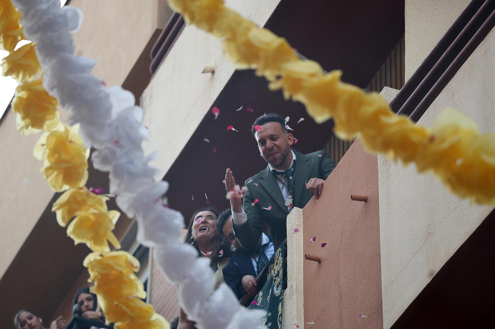 Imágenes de la procesión extraordinaria de la Virgen de la Esperanza por las calles de Huelva
