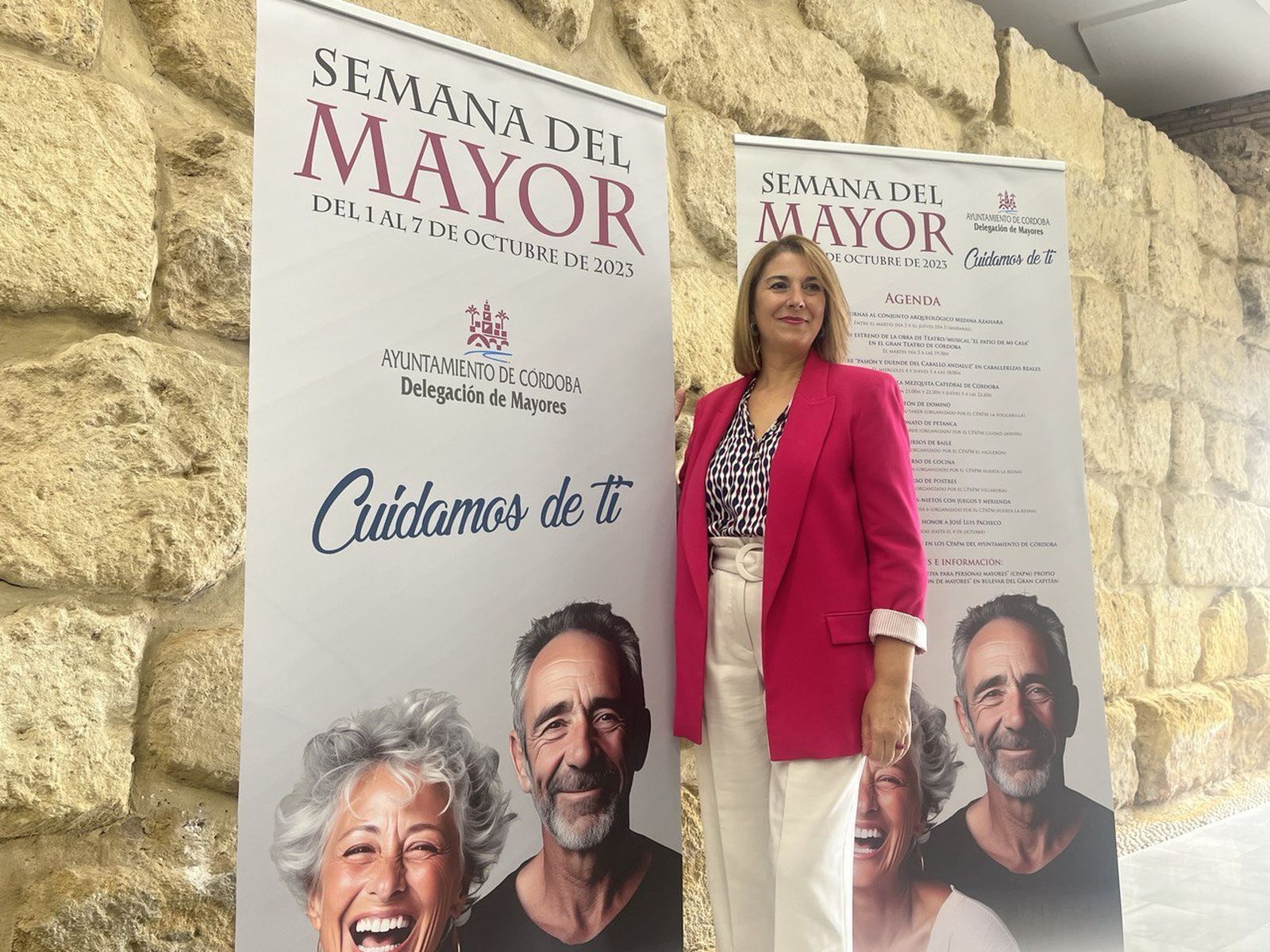 Eva Contador presenta las actividades de la Semana del Mayor.