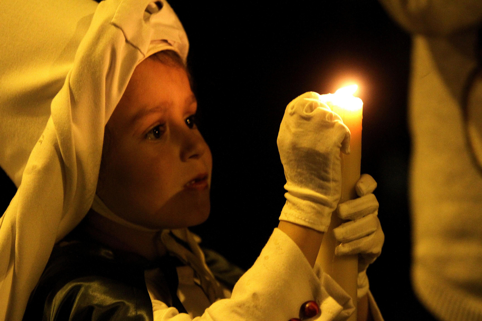 Imágenes de la subida del Cristo de las Tres Caídas