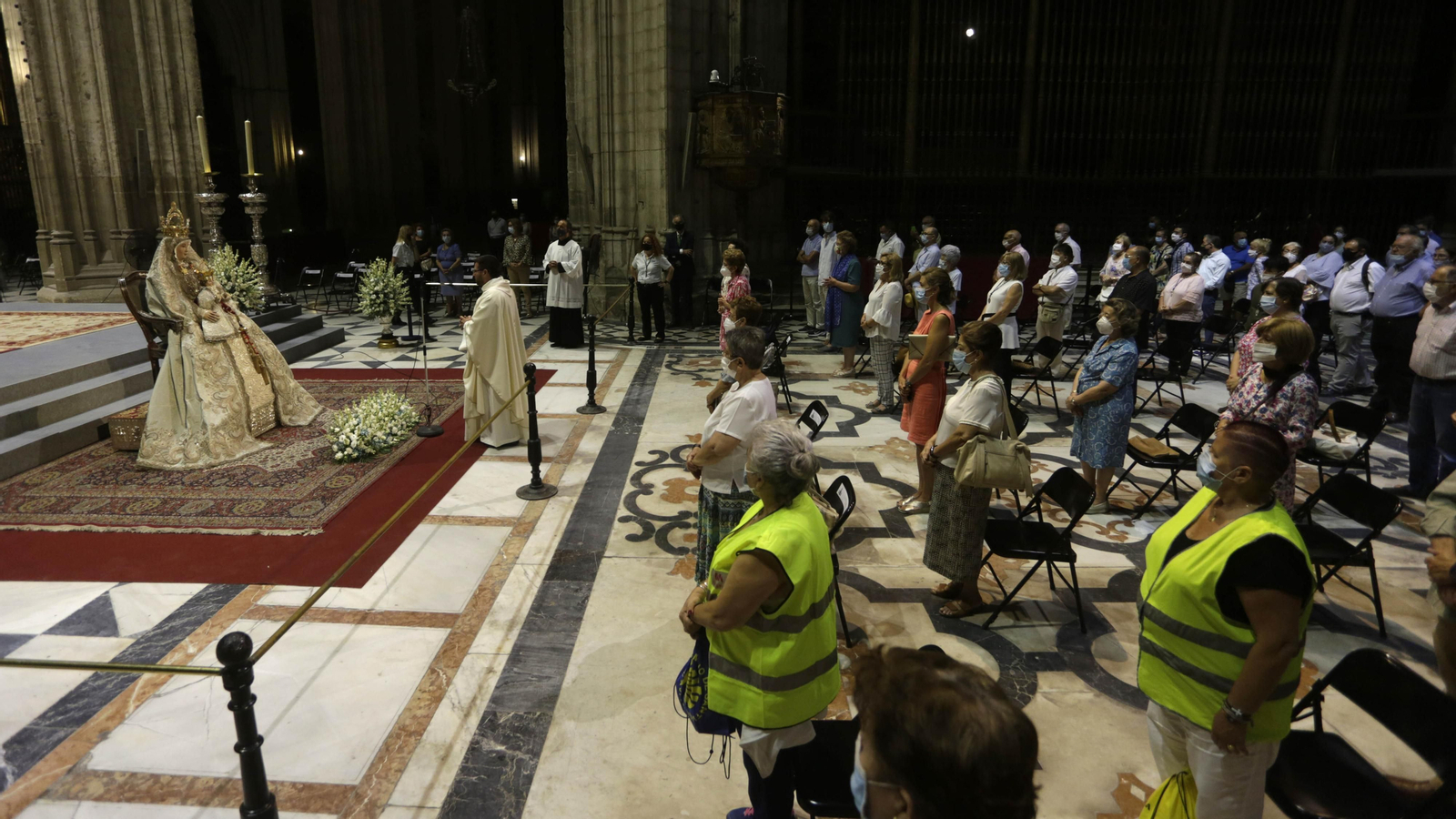 La festividad de la Virgen de los Reyes  marcada por la pandemia