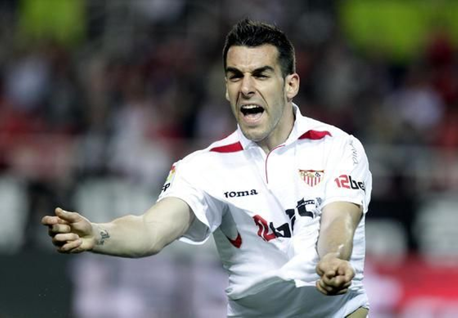 El Sevilla y el Xerez empatan en el Sánchez Pizjuán. / Antonio Pizarro