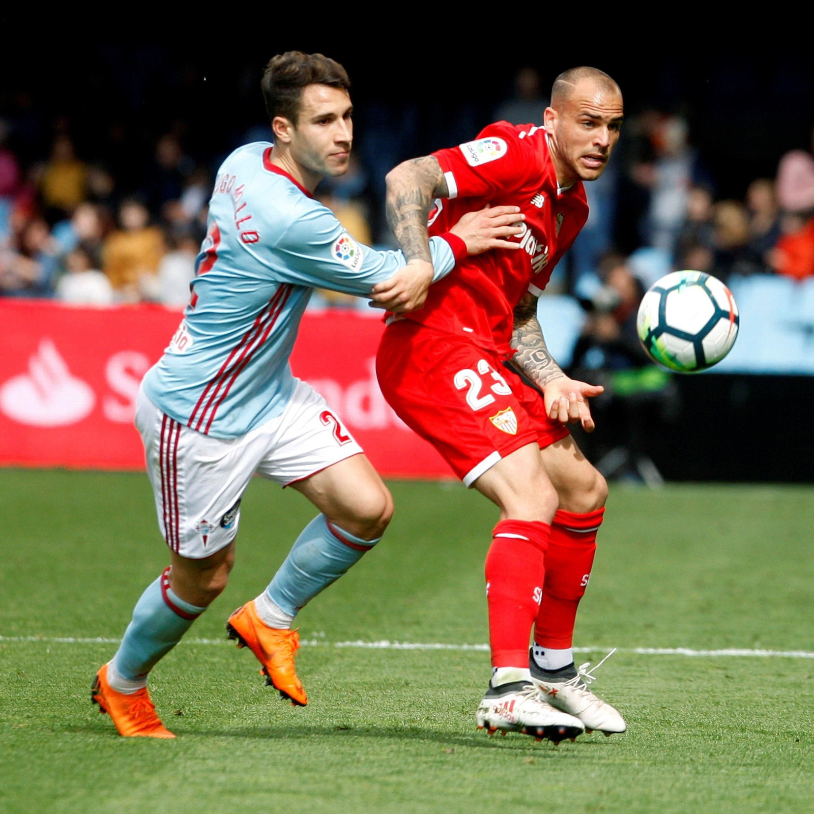 Las imágenes del Celta-Sevilla