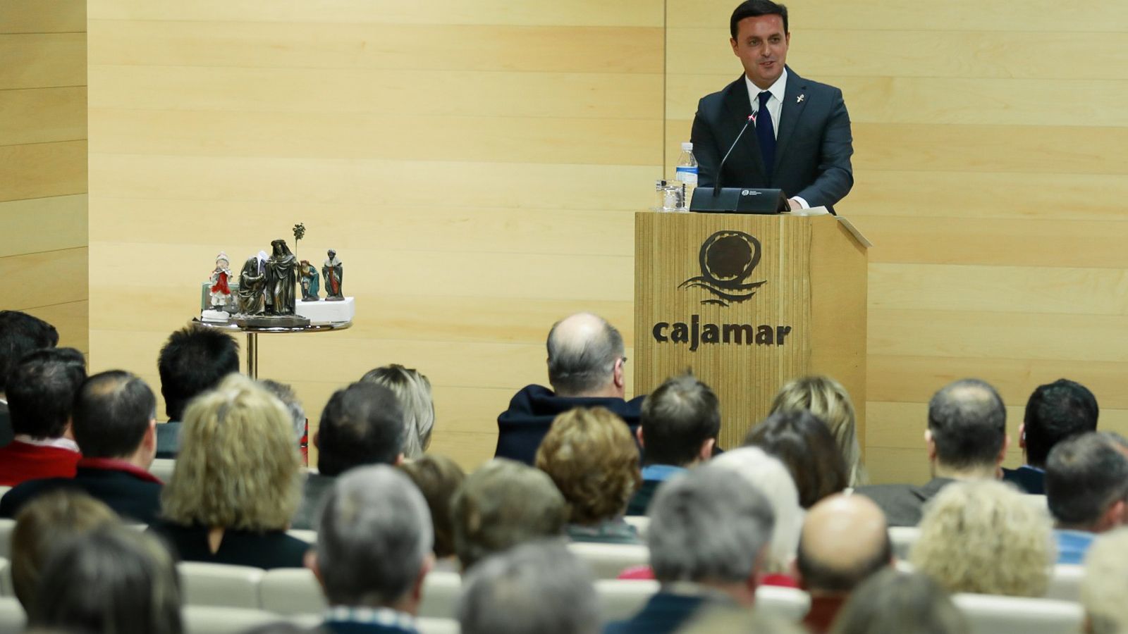 Un momento del pregón de Javier Aureliano García.