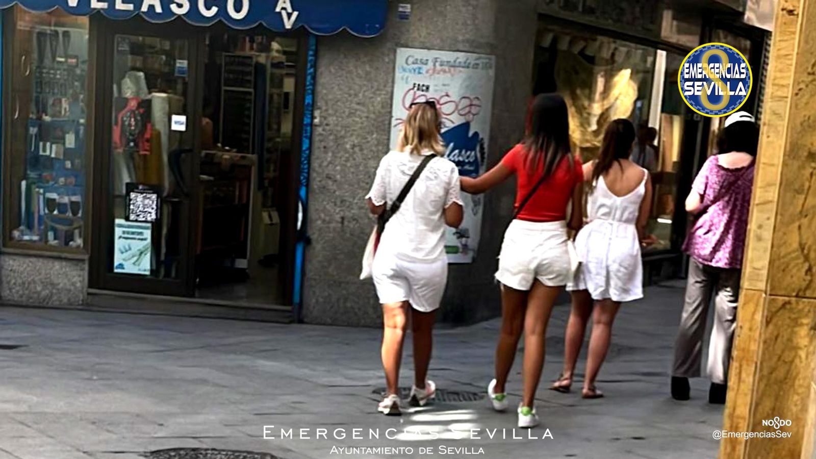 Carteristas bosnias en la calle Francos.